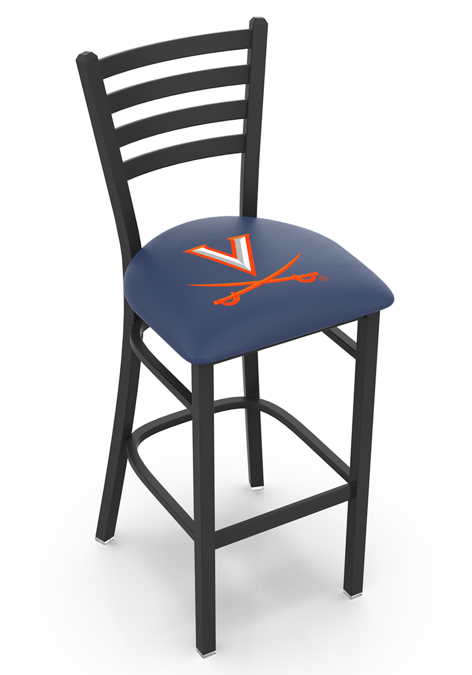 L00430Vrgnia 30 in. Virginia Bar Stool with Cavaliers Logo