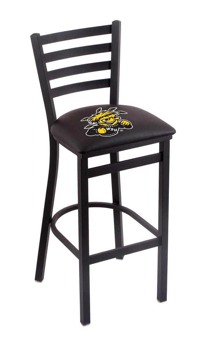 L00430WichSt 30 in. Wichita State Bar Stool with Shockers Logo
