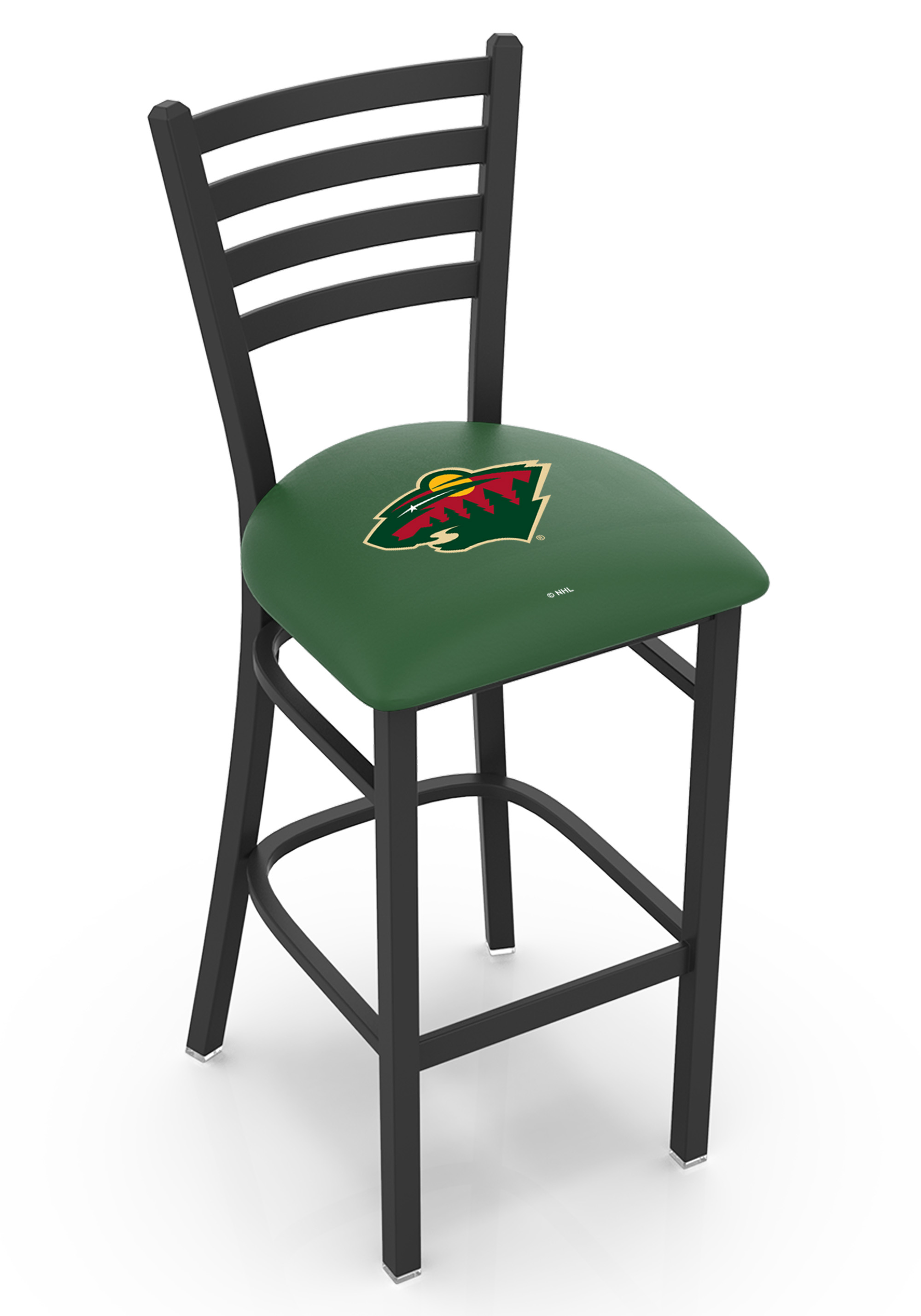 L00430MinWld 30 in. Minnesota Bar Stool with Wild Logo