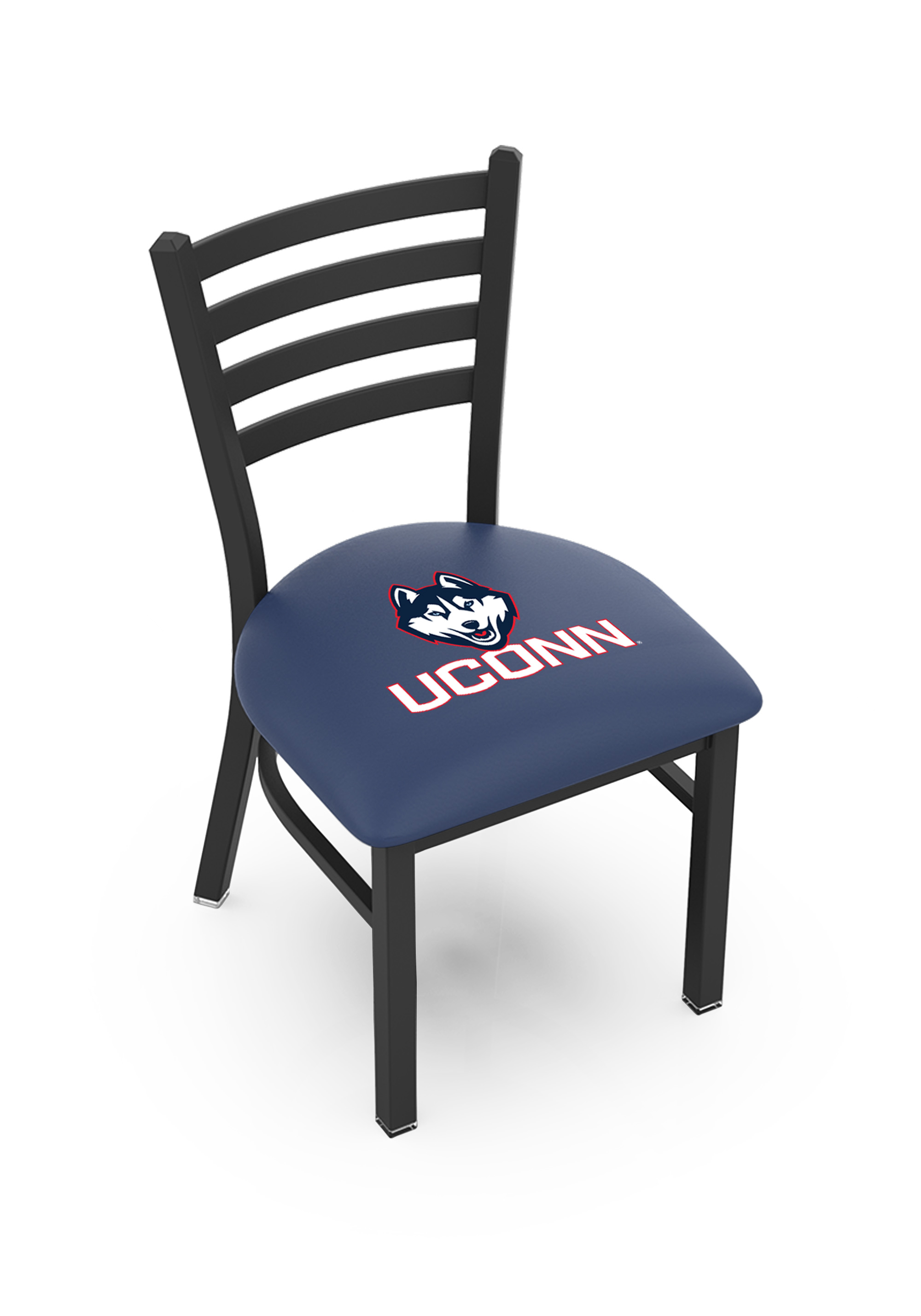 Picture of Holland Bar Stool L00418ConnUn 18 in. Connecticut Chair with Huskies Logo