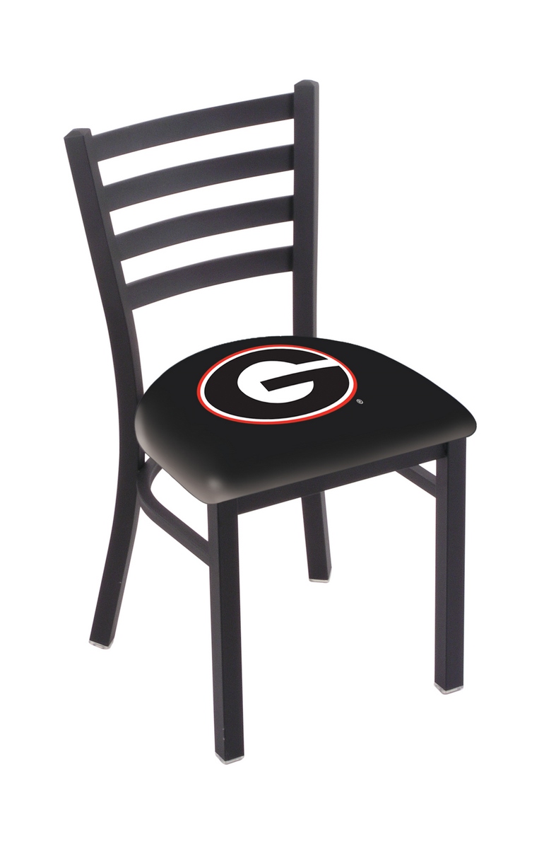 Picture of Holland Bar Stool L00418GA-G 18 in. Georgia Chair with Bulldogs G Logo L004