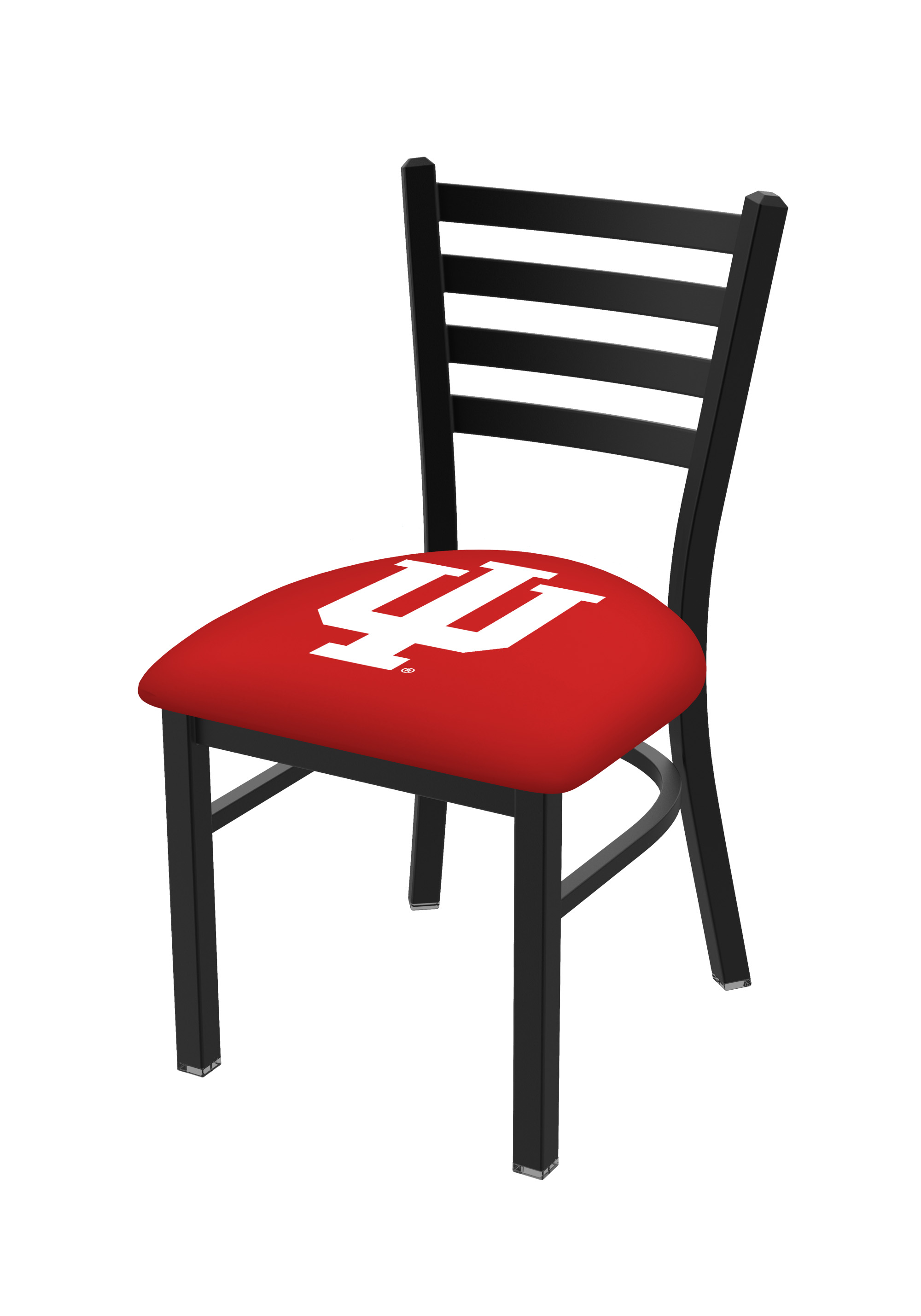 Picture of Holland Bar Stool L00418IndnaU 18 in. Indiana Chair with Hoosiers Logo