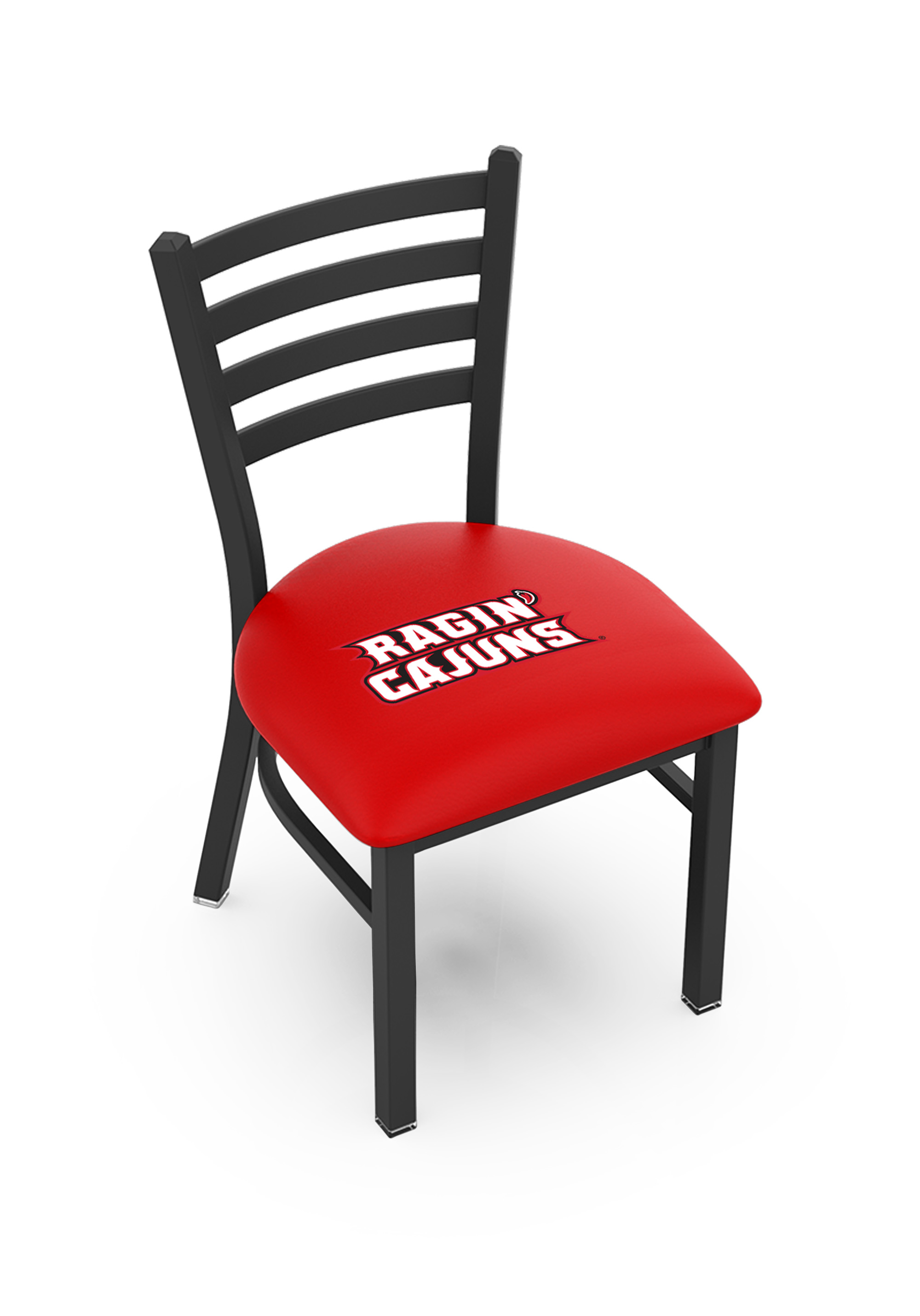 Picture of Holland Bar Stool L00418LA-Laf 18 in. Louisiana Lafayette Chair with Ragin Cajuns Logo