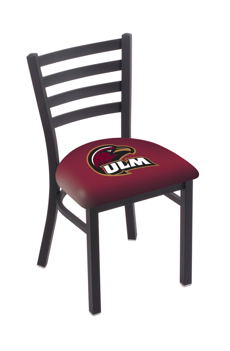 Picture of Holland Bar Stool L00418LA-Mon 18 in. Louisiana Monroe Chair with Warhawks Logo
