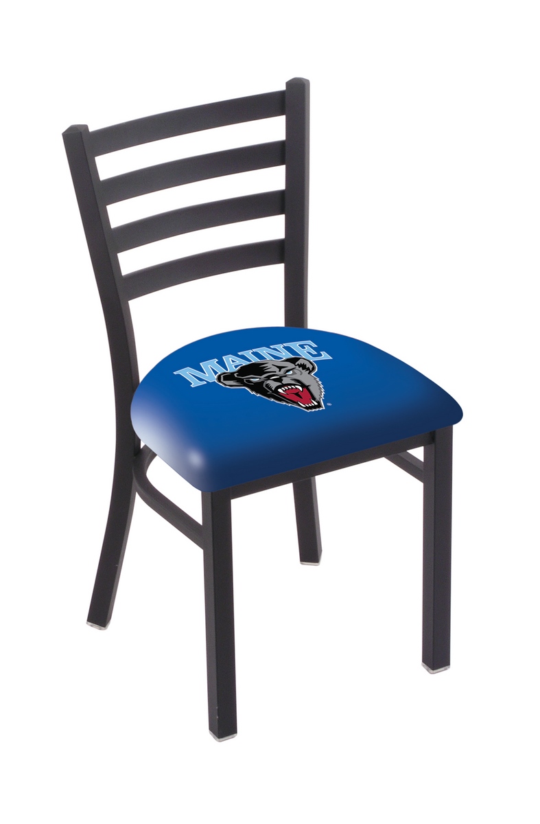 Picture of Holland Bar Stool L00418MaineU 18 in. Maine Chair with Black Bears Logo