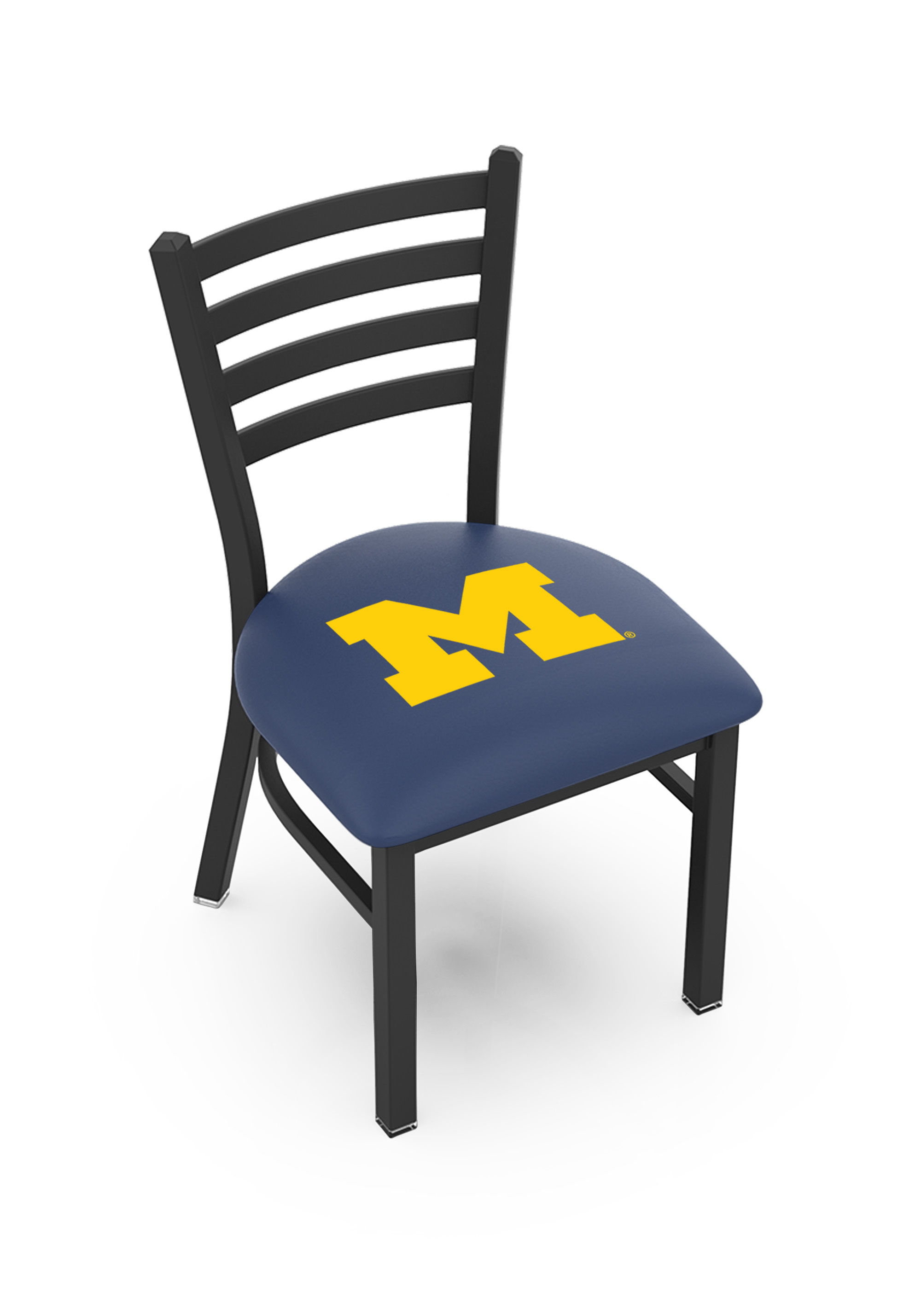 Picture of Holland Bar Stool L00418MichUn 18 in. Michigan Chair with Wolverines Logo