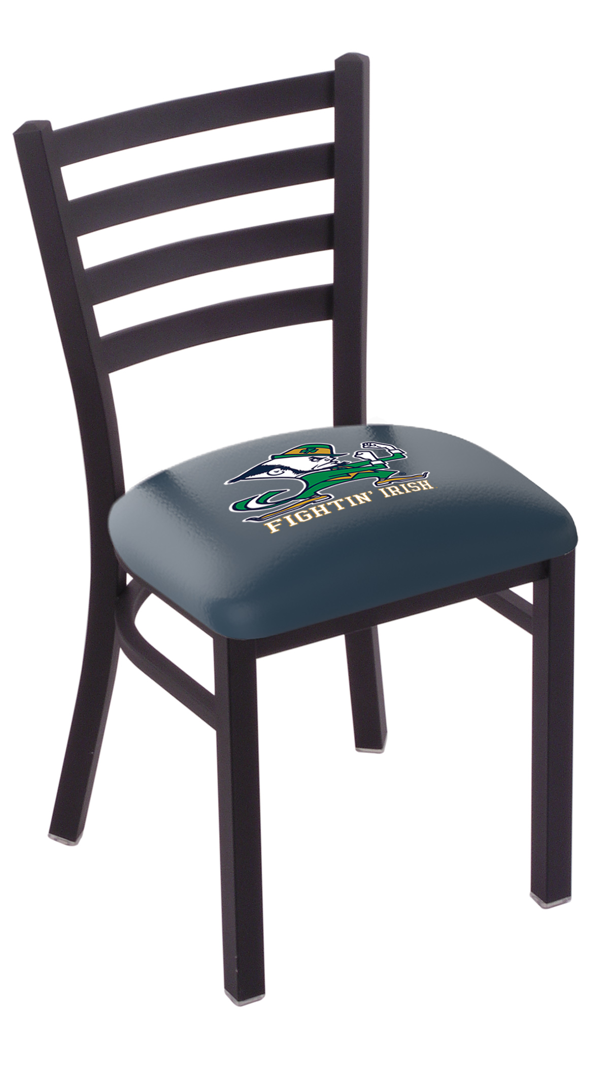Picture of Holland Bar Stool L00418ND-Lep 18 in. Notre Dame Chair with Fighting Irish Leprechaun Logo