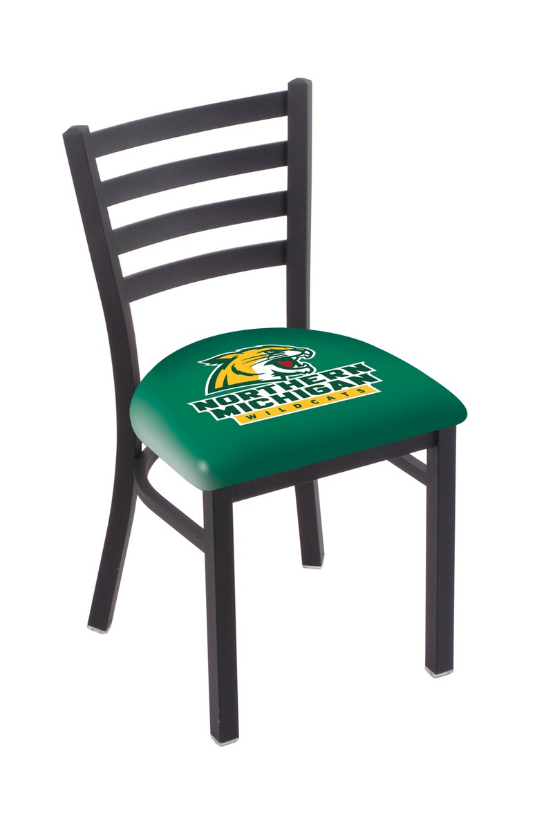 Picture of Holland Bar Stool L00418NorMic 18 in. Northern Michigan Chair with Wildcats Logo