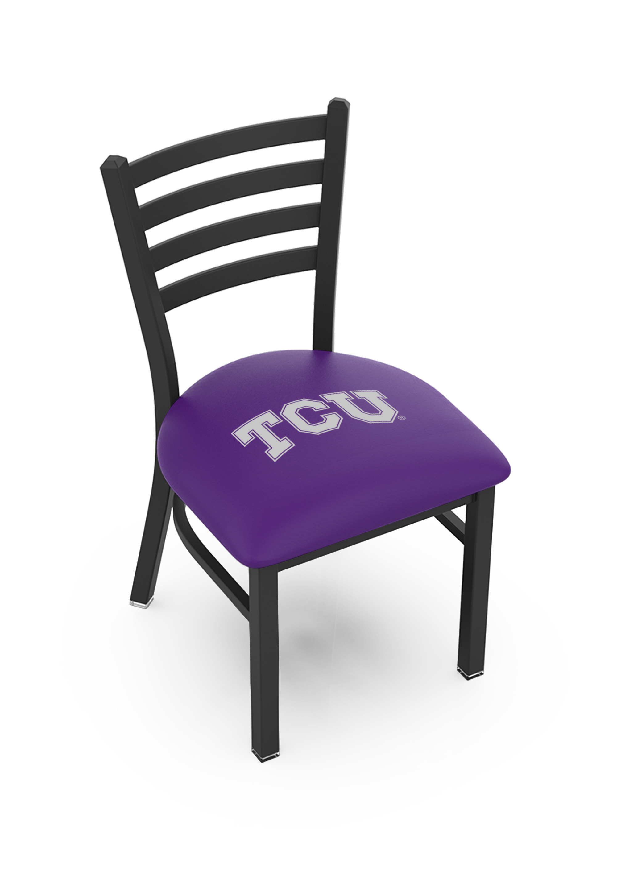Picture of Holland Bar Stool L00418TexChr 18 in. Texas Christian Chair with Horned Frogs Logo