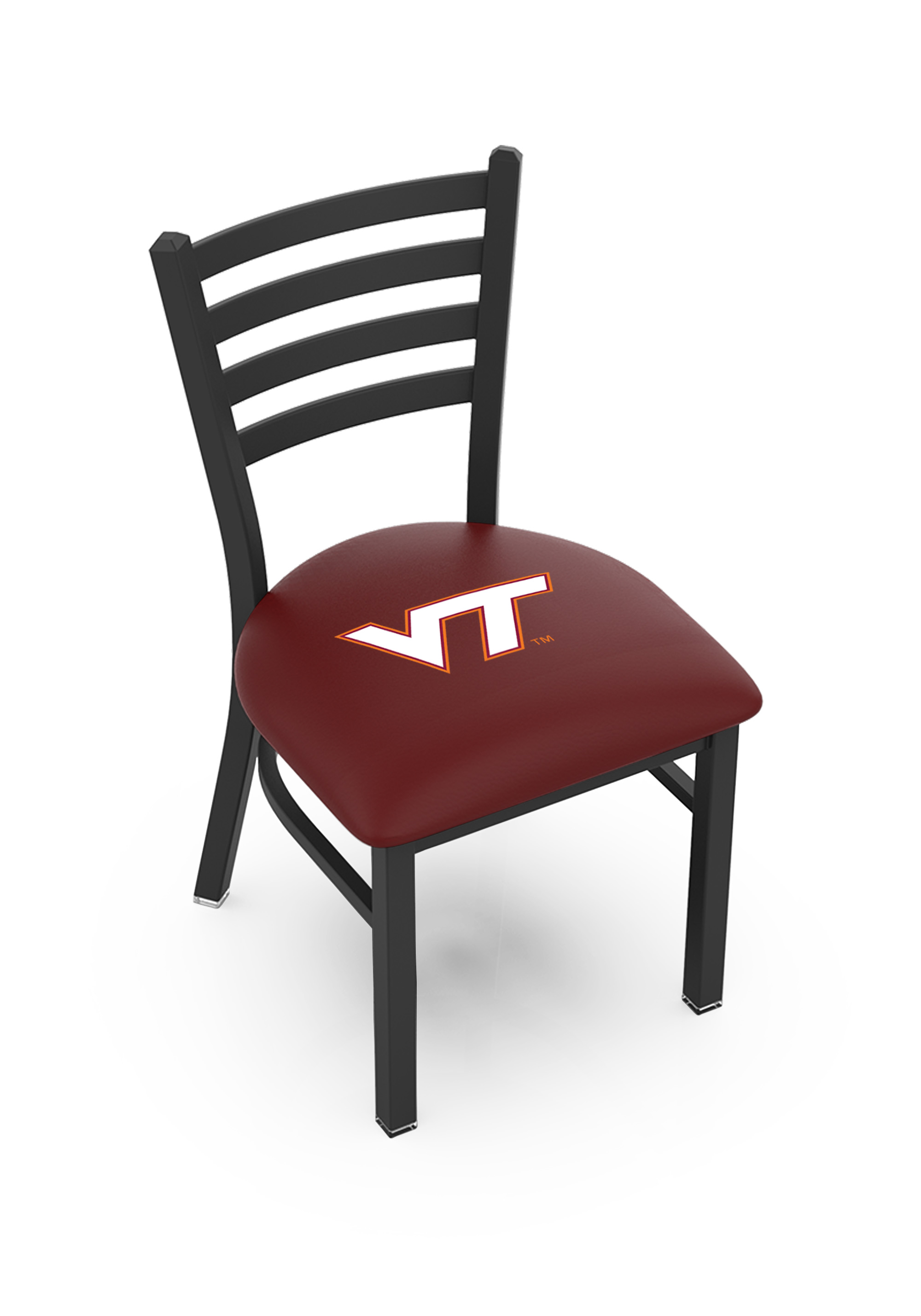 Picture of Holland Bar Stool L00418VATech 18 in. Virginia Tech Chair with Hokies Logo
