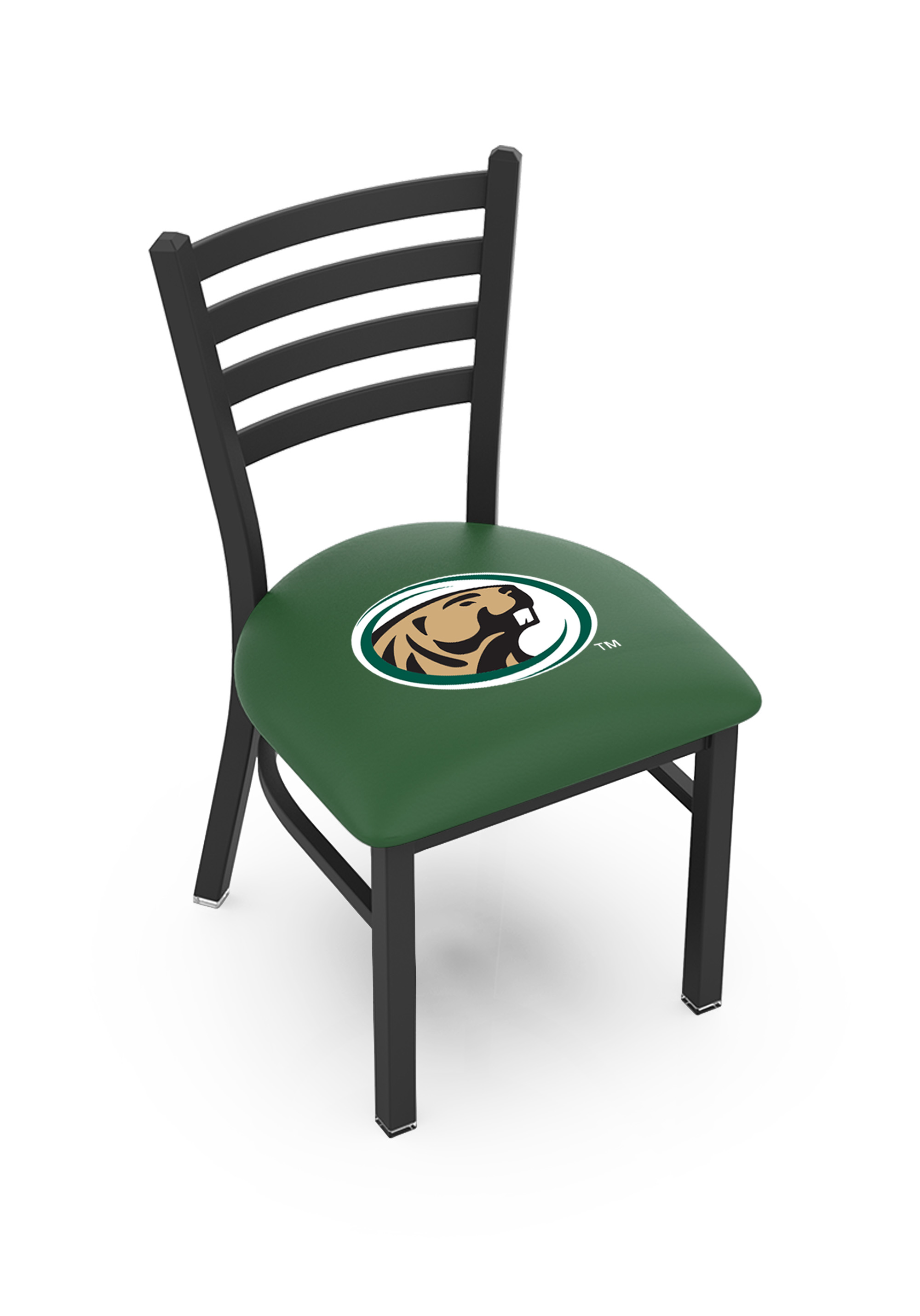 Picture of Holland Bar Stool L00418BmijSt 18 in. Bermidji State Chair with Beavers Logo