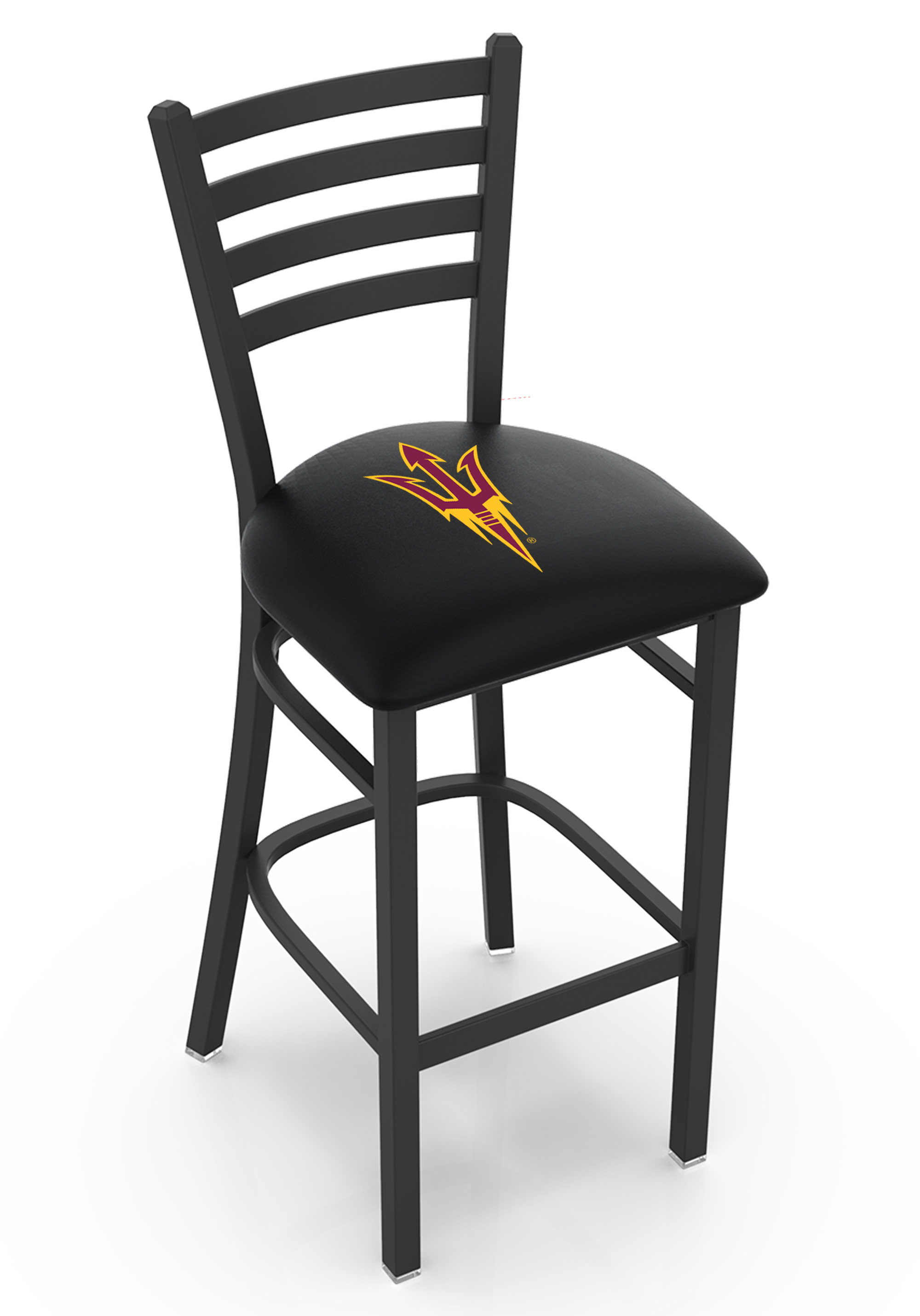 L00430ArizSt-F 30 in. Arizona State Bar Stool with Sun Devils Pitchfork Logo