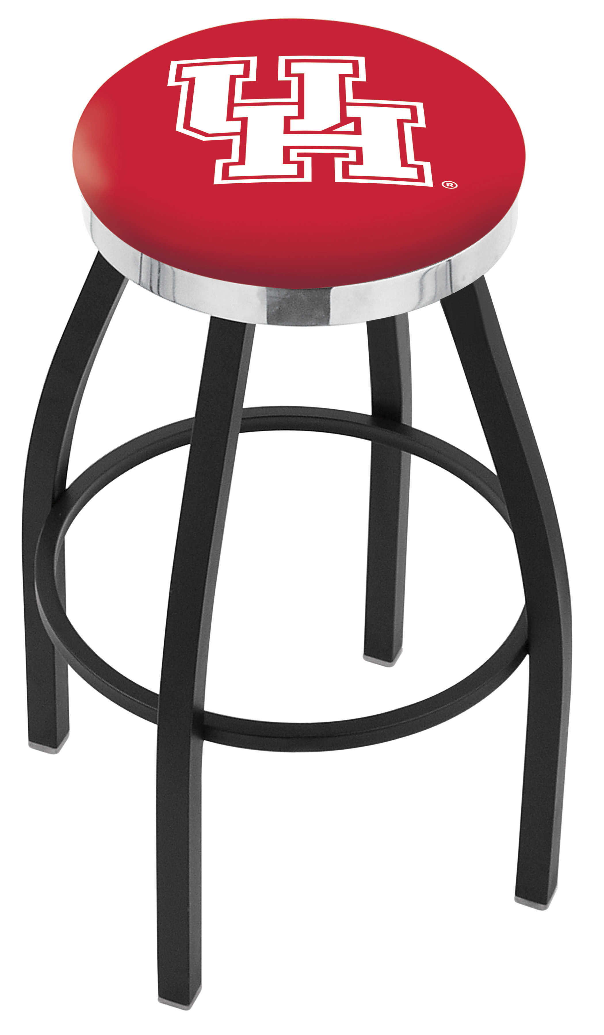 L8B2C36Houston 36 in. Houston Bar Stool with Cougars Logo Swivel Seat