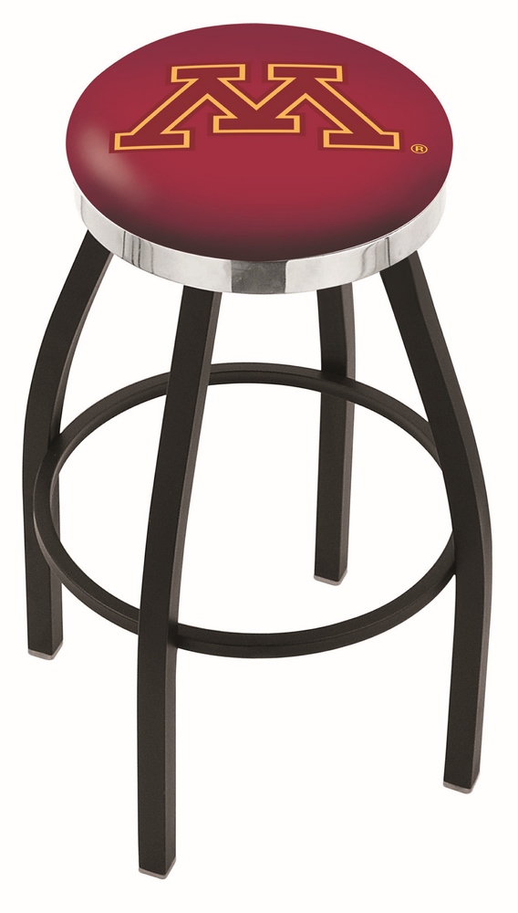 Picture of Holland Bar Stool L8B2C36MinnUn 36 in. Minnesota Bar Stool with Golden Gophers Logo Swivel Seat