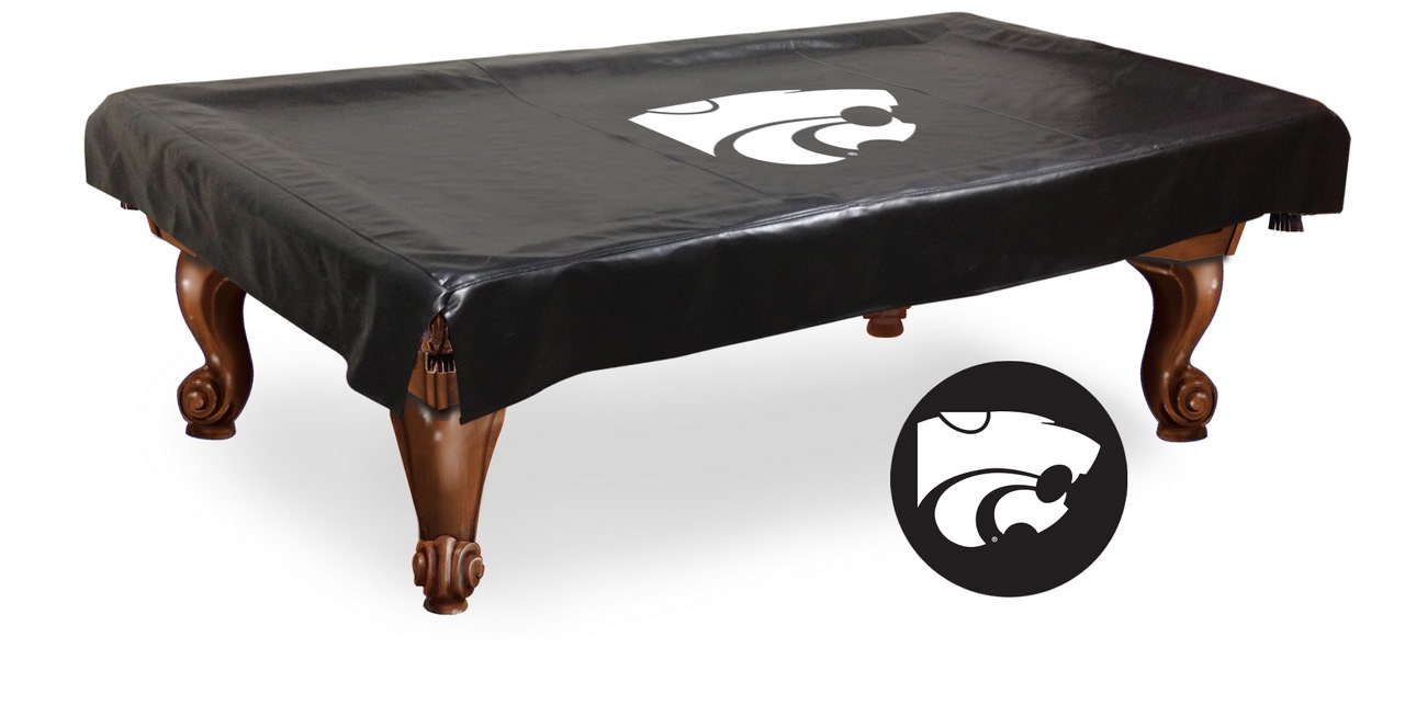 Picture of Holland Bar Stool BCV7KnsasS Kansas State Billiard Table Cover