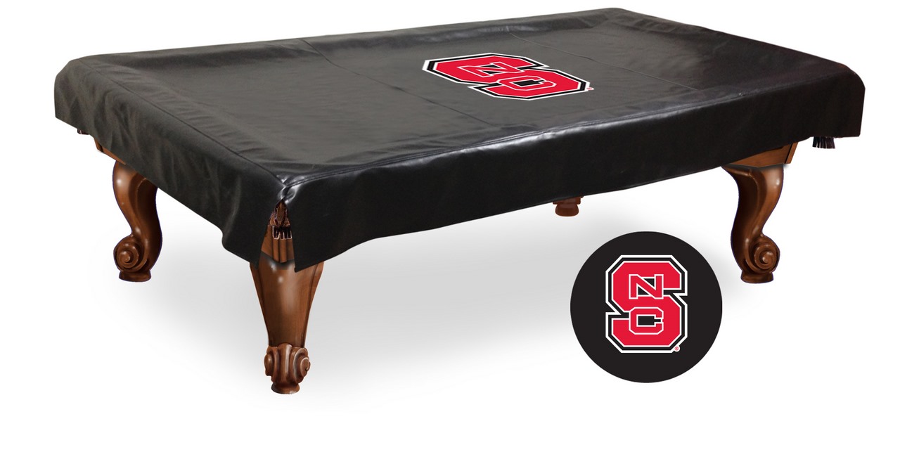 BCV7NCarSt North Carolina State Billiard Table Cover