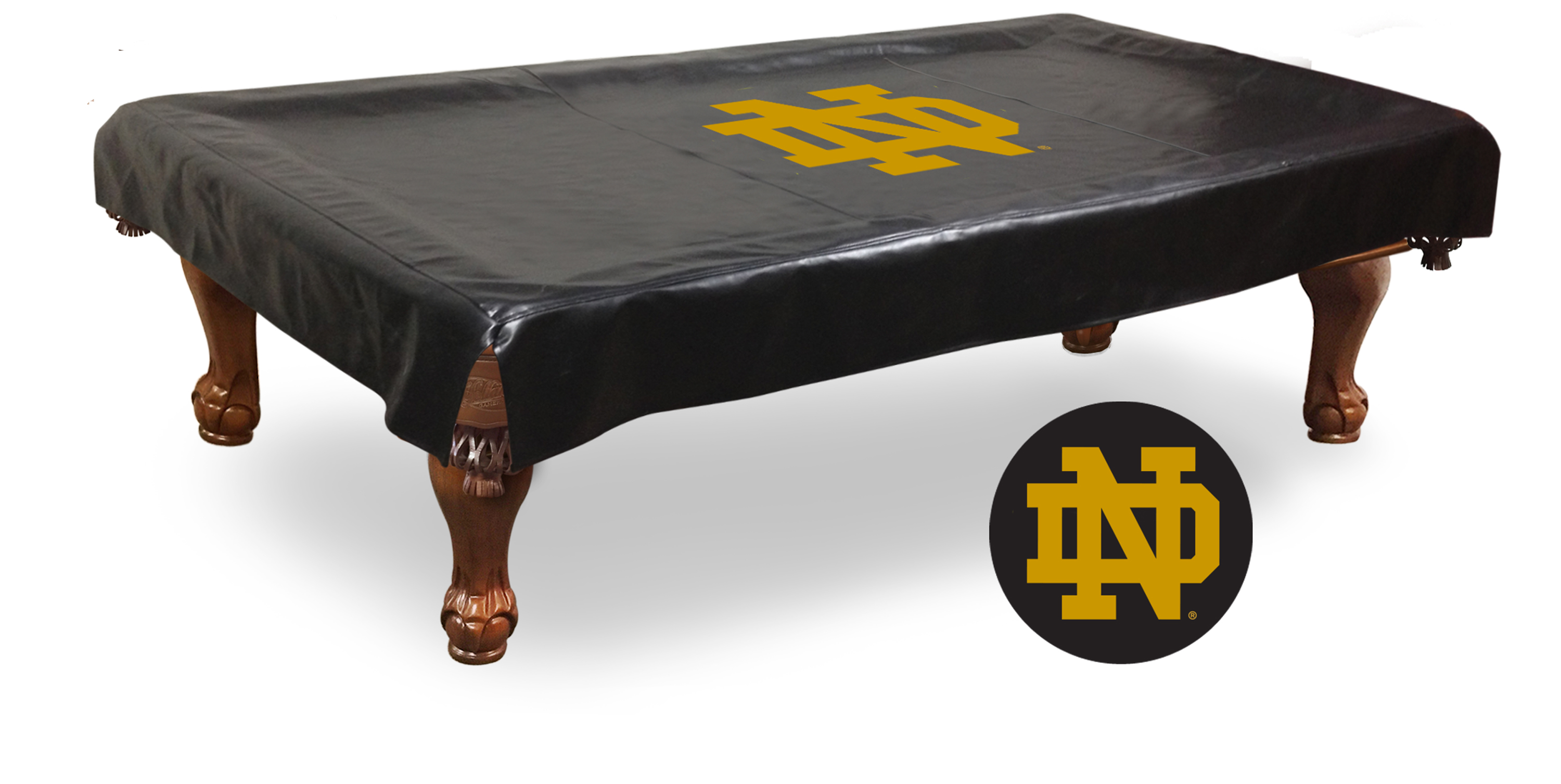Picture of Holland Bar Stool BCV7ND-ND University of Notre Dame Billiard Table Cover