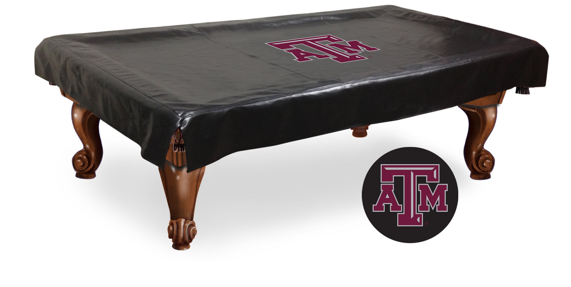 Picture of Holland Bar Stool BCV9TexA-M Texas A & M University Billiard Table Cover