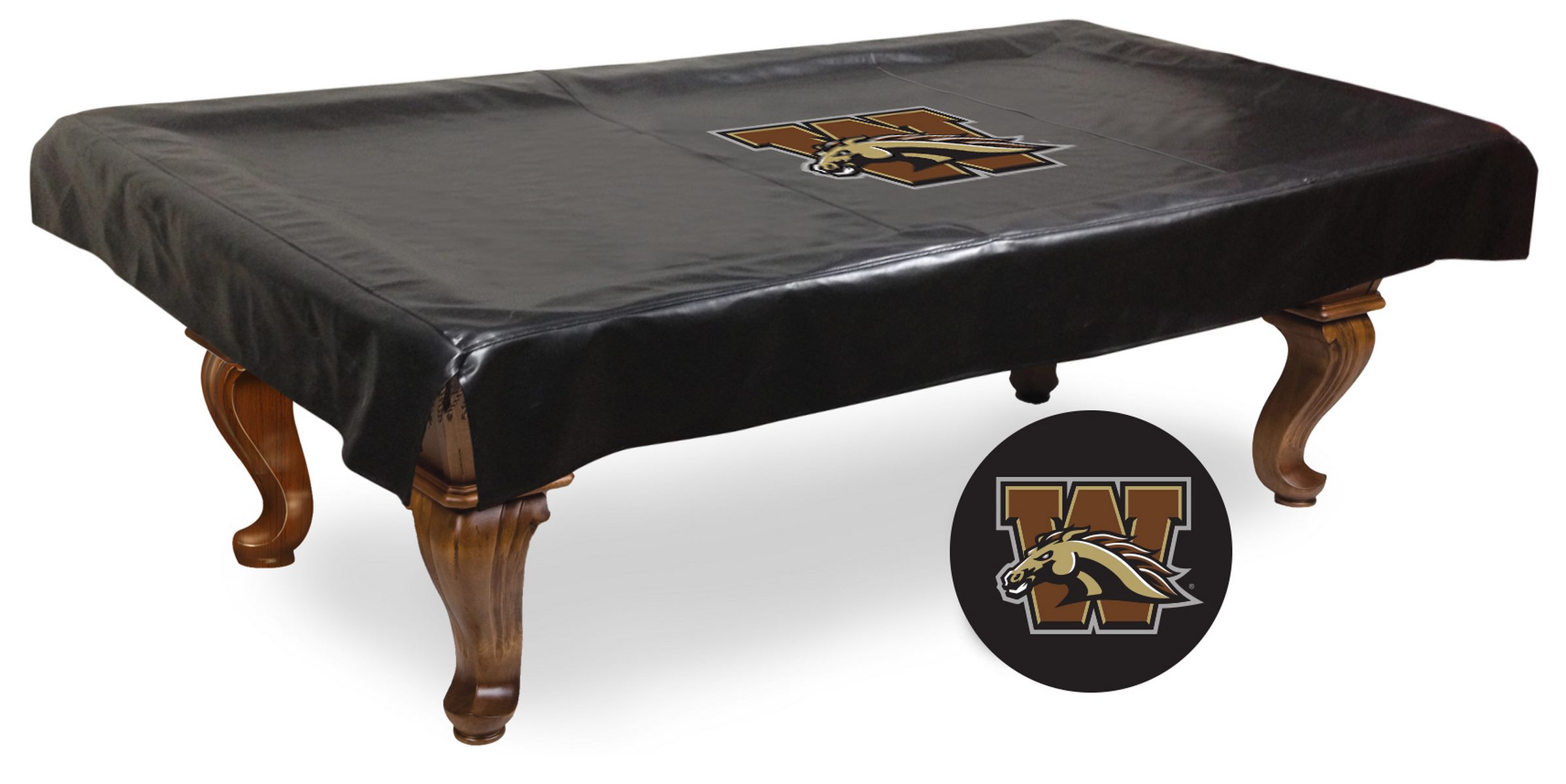 Picture of Holland Bar Stool BCV7WestMI Western Michigan Billiard Table Cover