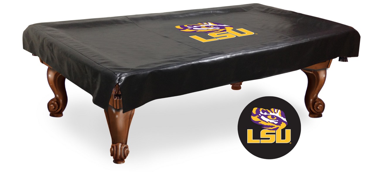 BCV8LaStUn Louisiana State Billiard Table Cover