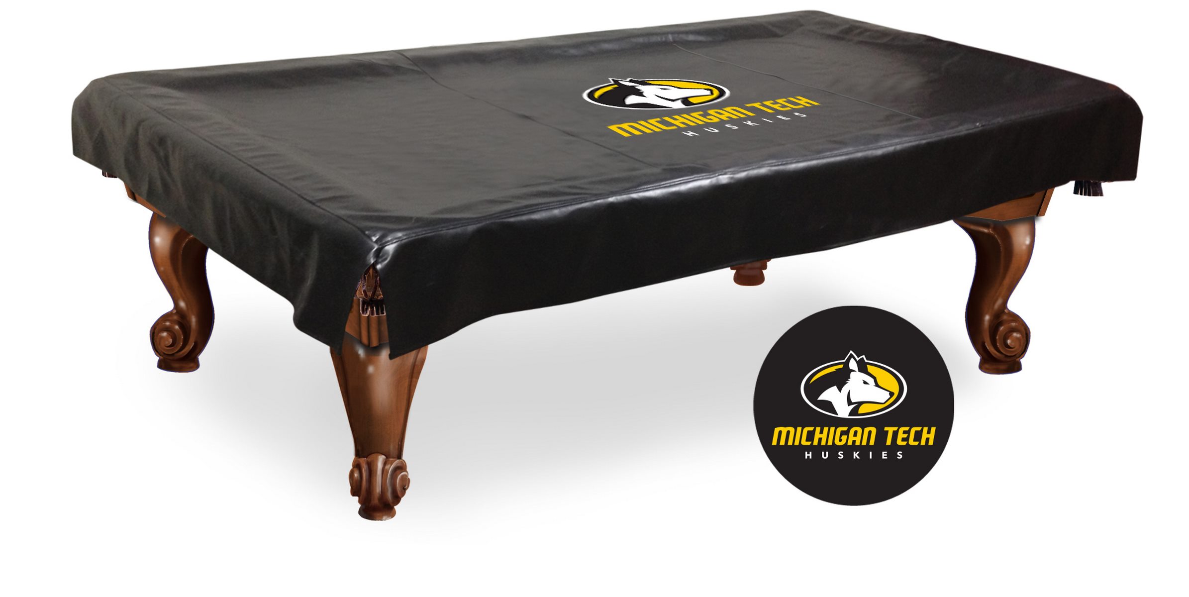 BCV8MITech Michigan Tech Billiard Table Cover