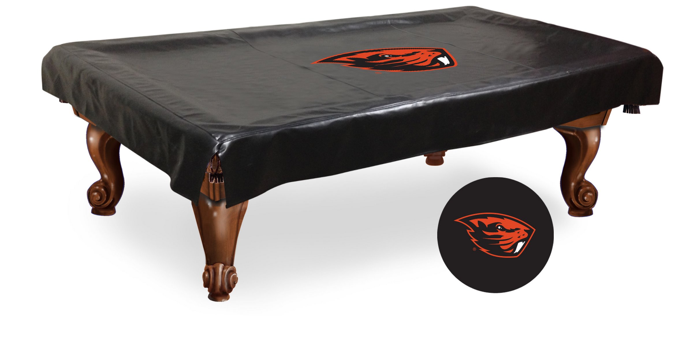 Picture of Holland Bar Stool BCV8OregSt Oregon State Billiard Table Cover