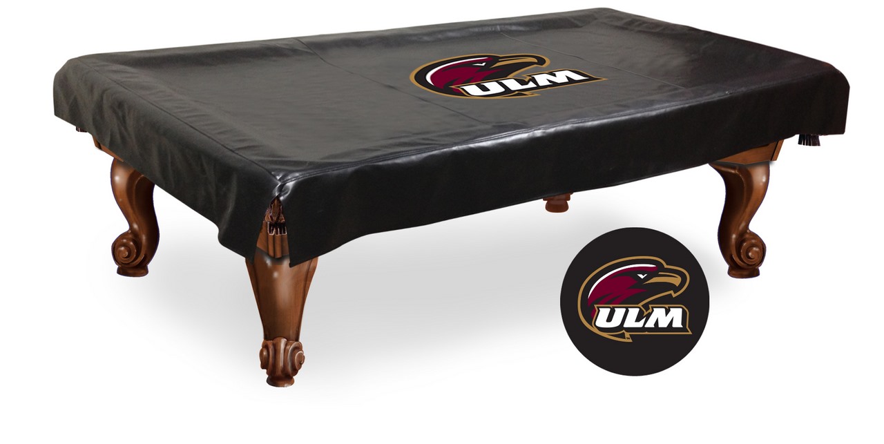 BCV8LA-Mon Louisiana-Monroe Billiard Table Cover