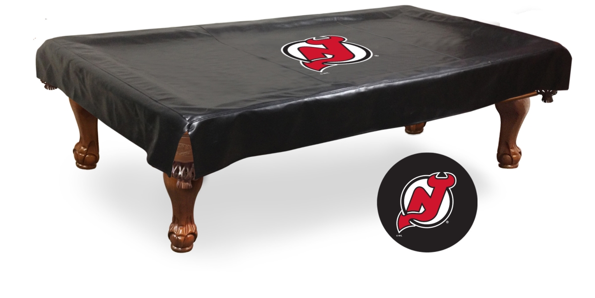 Picture of Holland Bar Stool BCV8NJDevl New Jersey Devils Billiard Table Cover