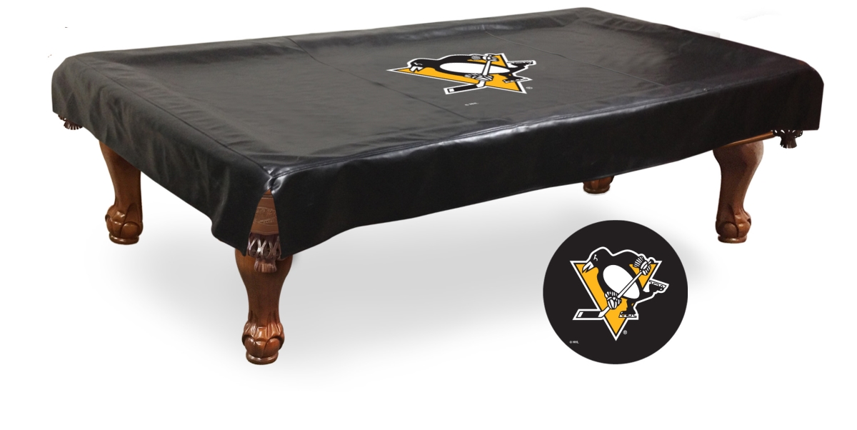 Picture of Holland Bar Stool BCV8PitPen Pittsburgh Penguins Billiard Table Cover
