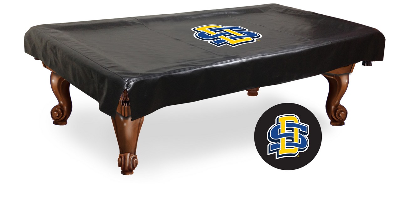 Picture of Holland Bar Stool BCV9SDakSt South Dakota State Billiard Table Cover