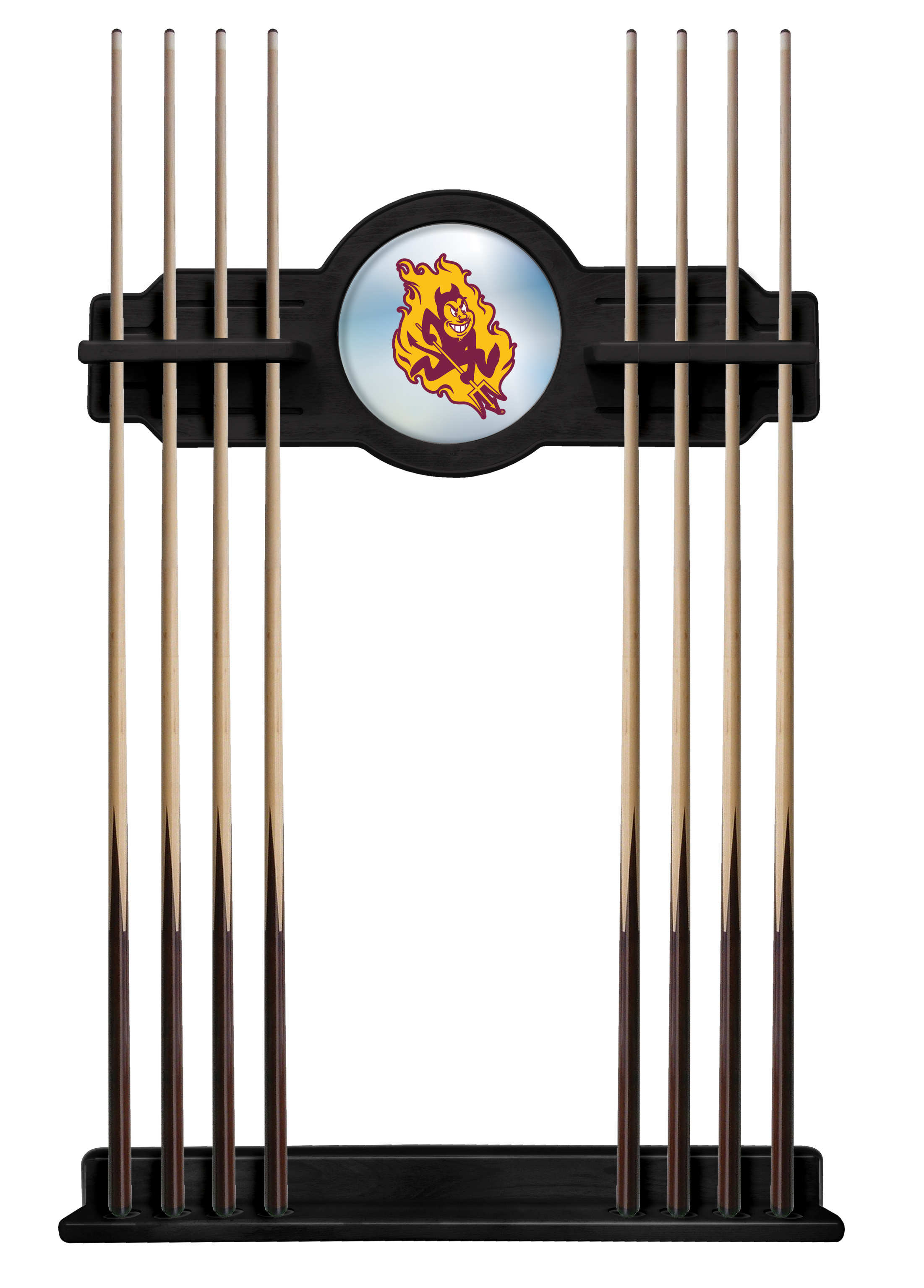 Arizona State Sparky Logo Cue Rack - Black