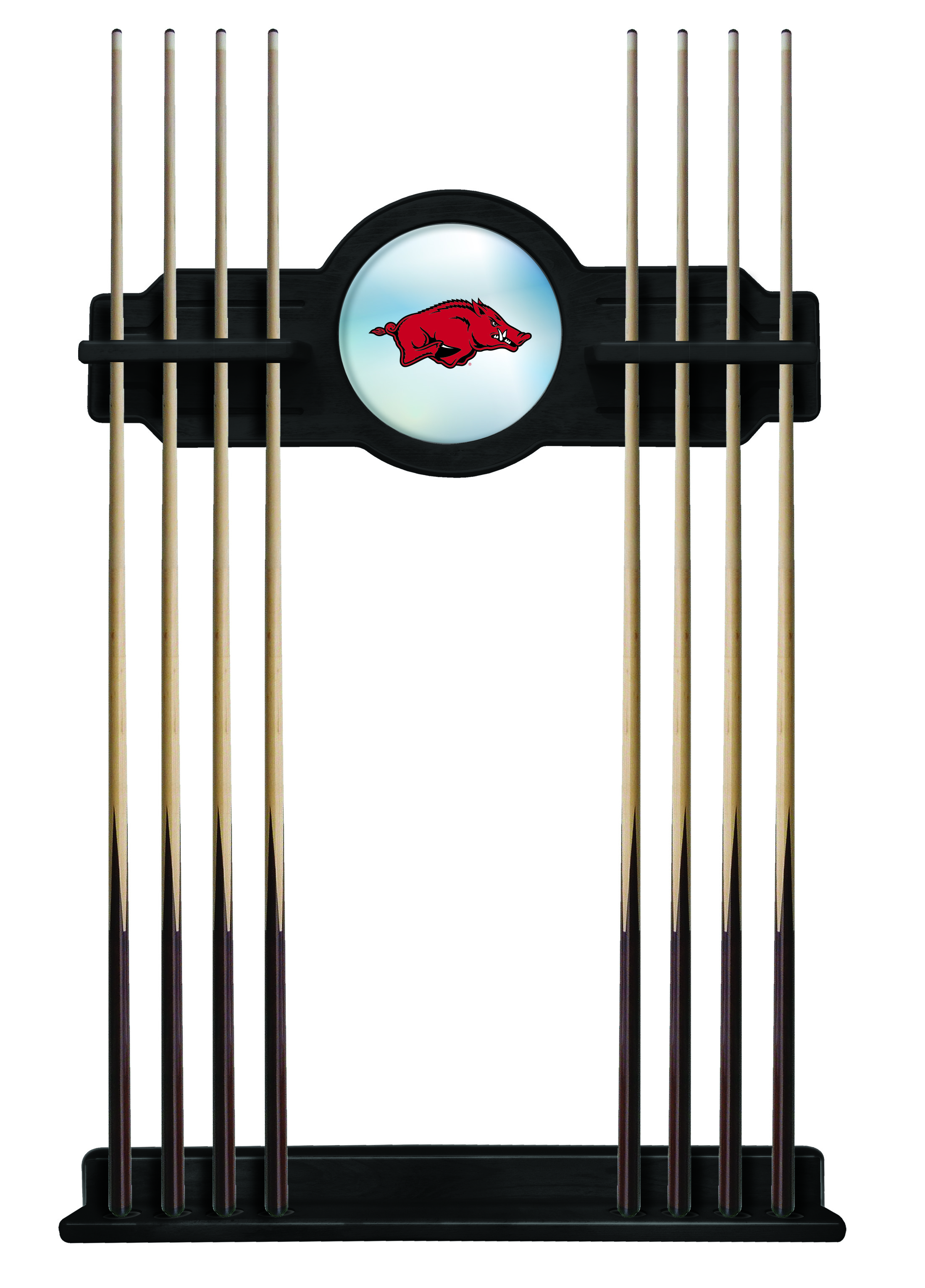 CueBKArknUn Arkansas Cue Rack - Black