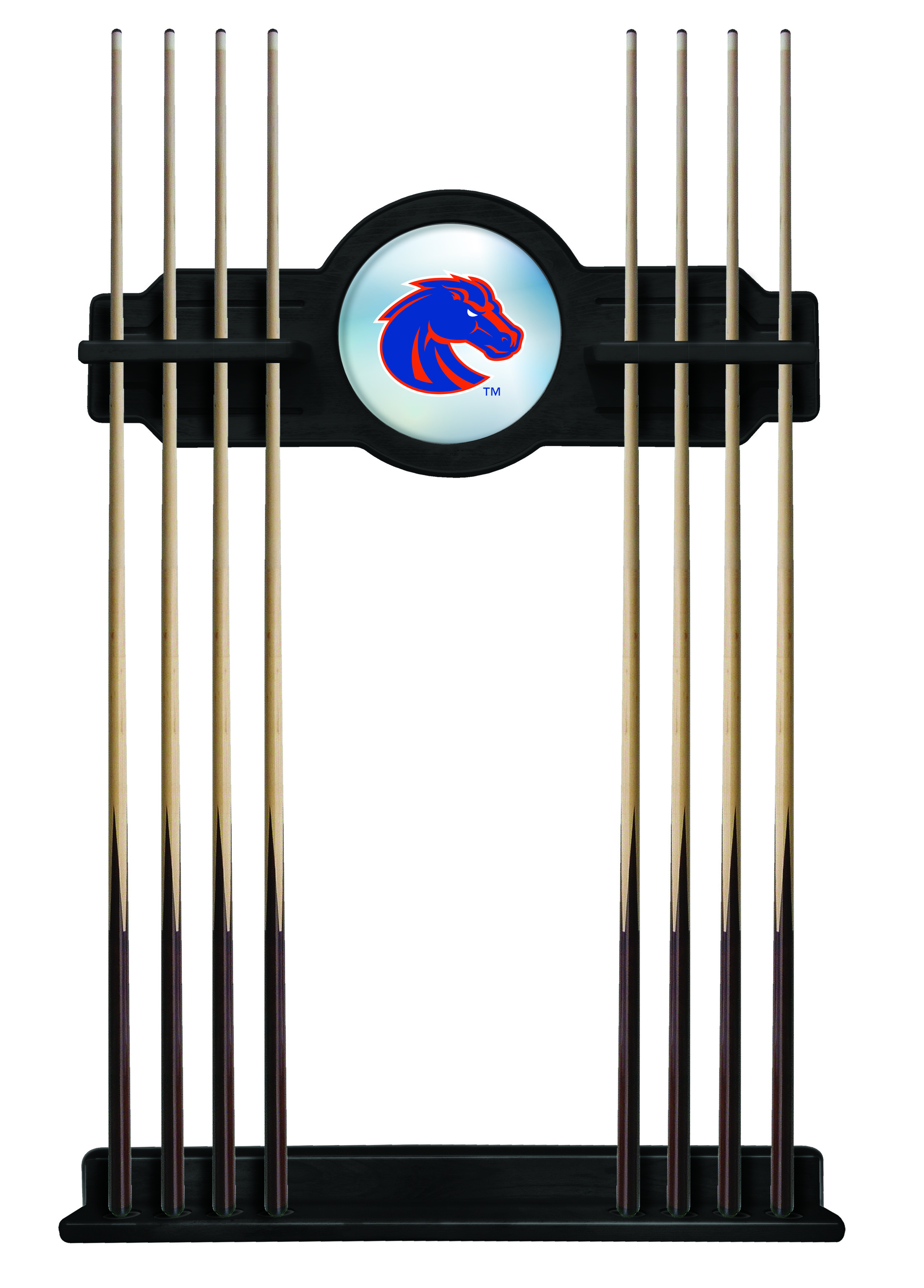 CueBKBoiseS Boise State Cue Rack - Black