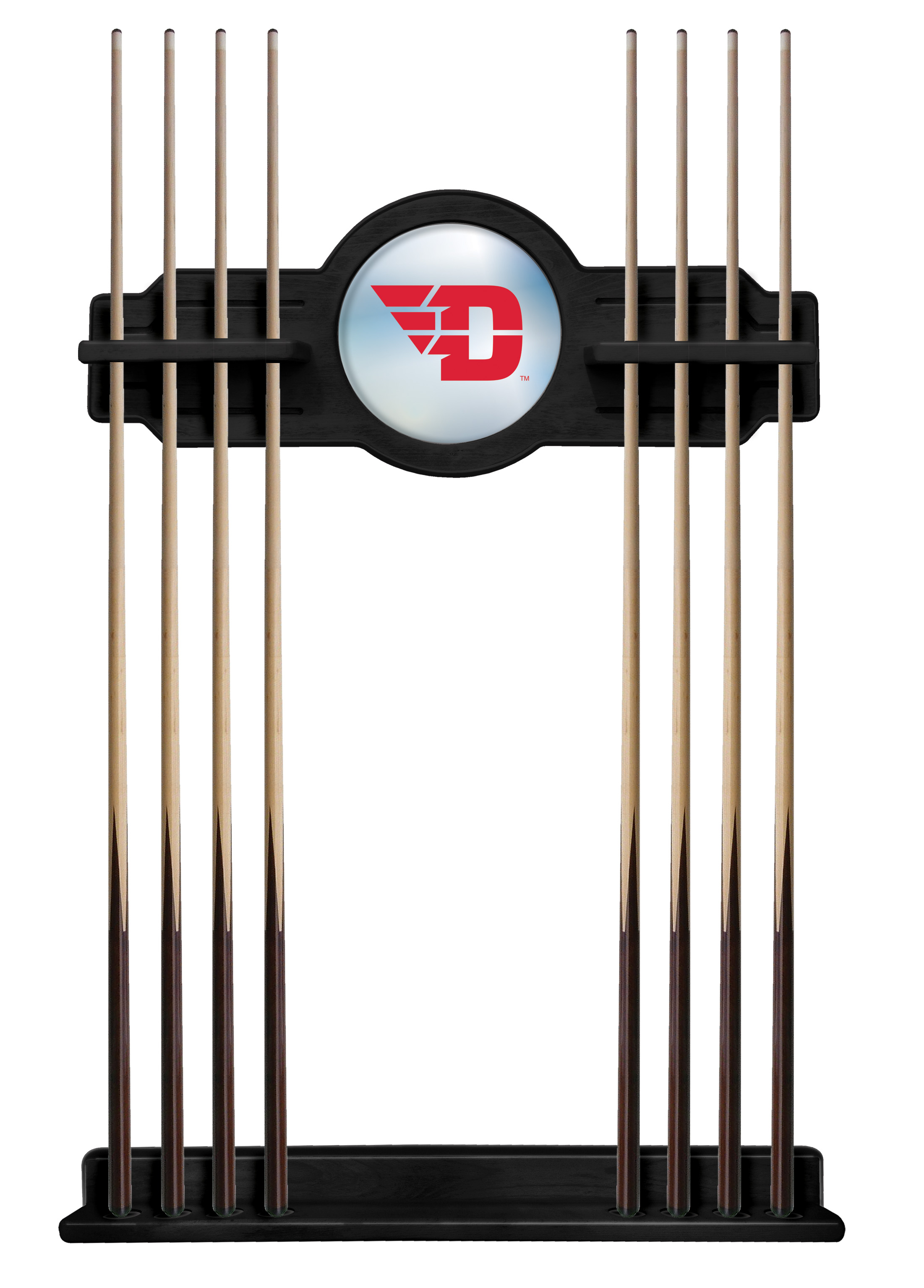 Picture of Holland Bar Stool CueBKDytnUn University of Dayton Cue Rack - Black