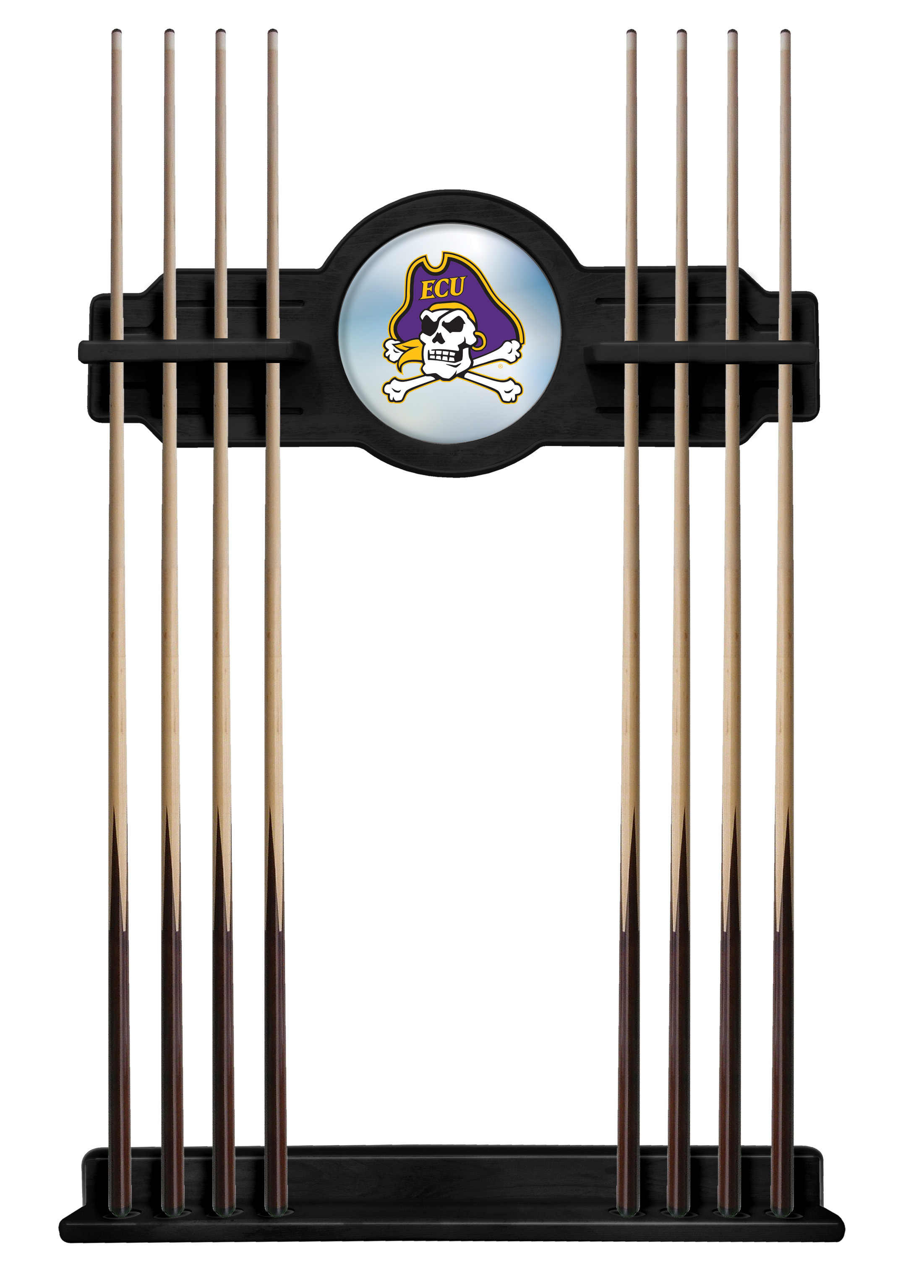 CueBKEcarol East Carolina Cue Rack - Black