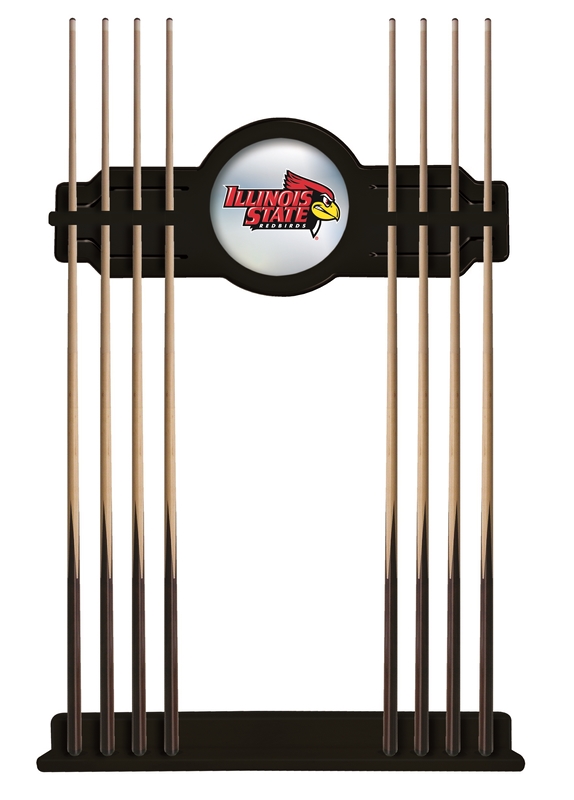 CueBKIllStU Illinois State Cue Rack - Black