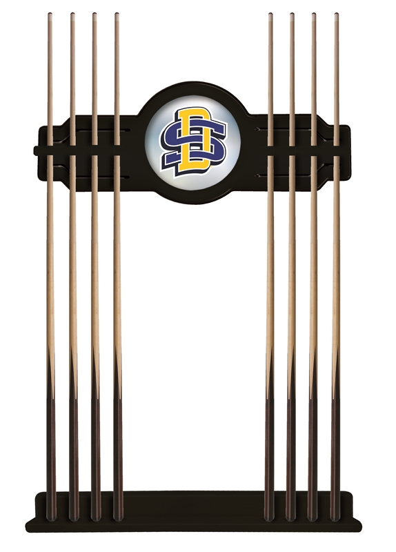 CueBKSDakSt South Dakota State Cue Rack - Black