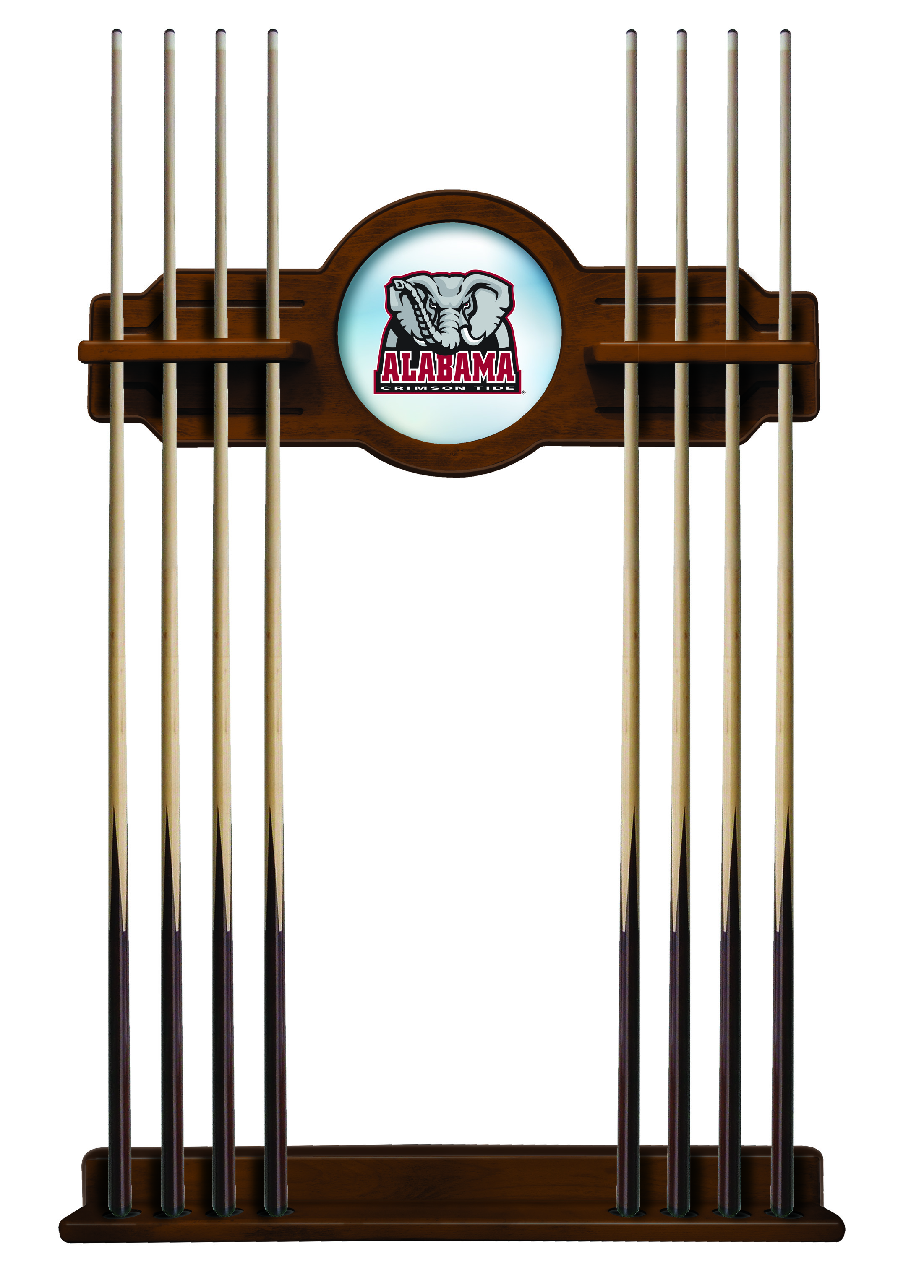 CueChrdAL-Ele Alabama Crimson Tide Pool Cue Rack