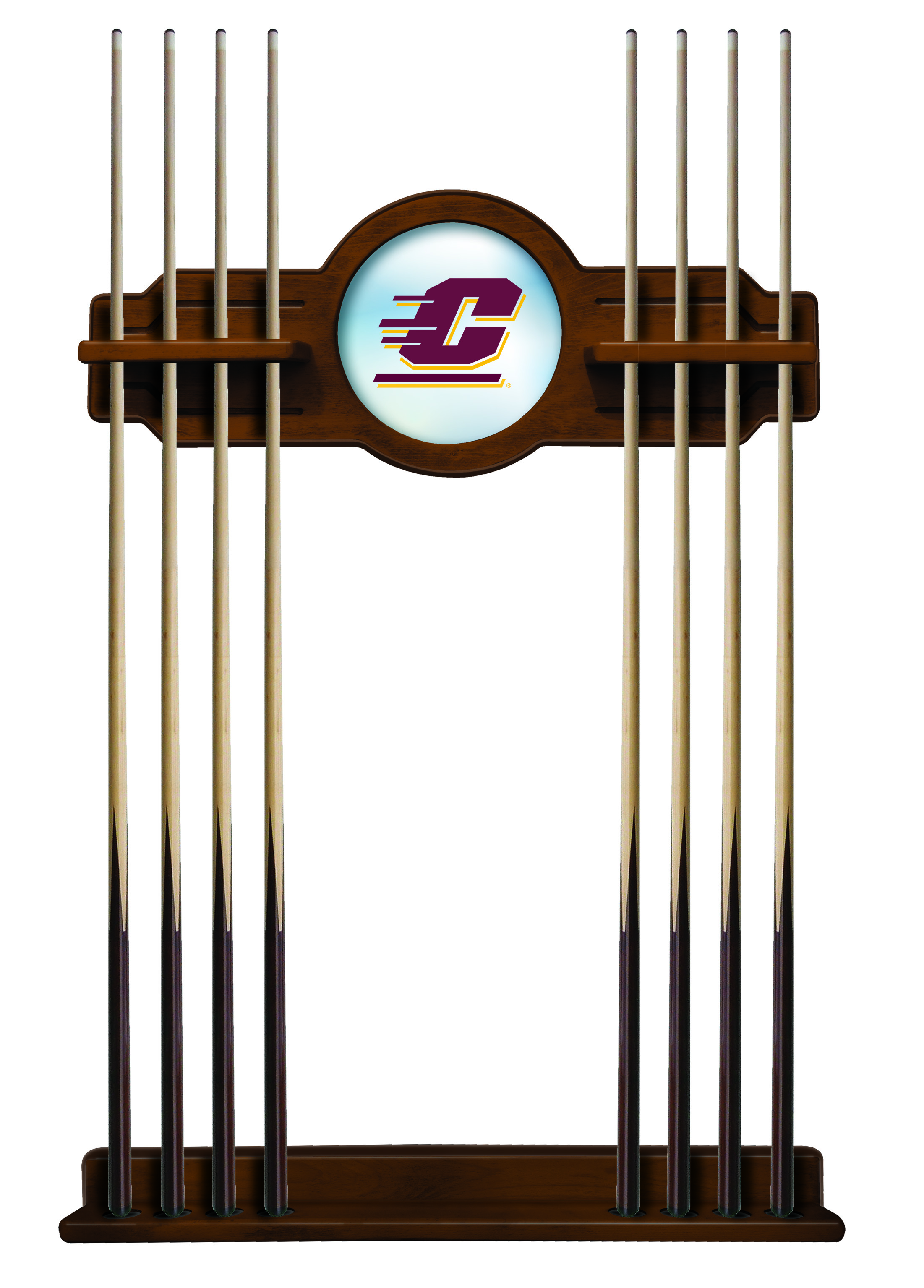 CueChrdCenMic Central Michigan Cue Rack - Chardonnay