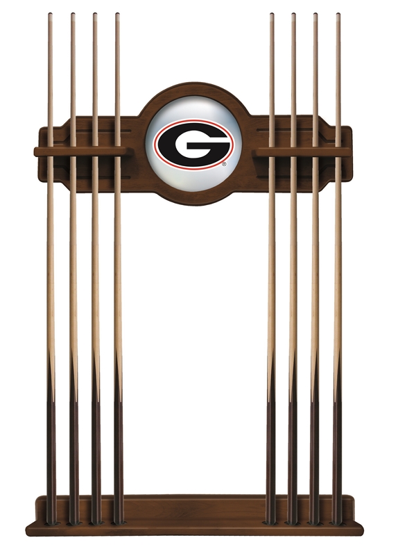 CueChrdGA-G Georgia Bulldogs G Pool Cue Rack