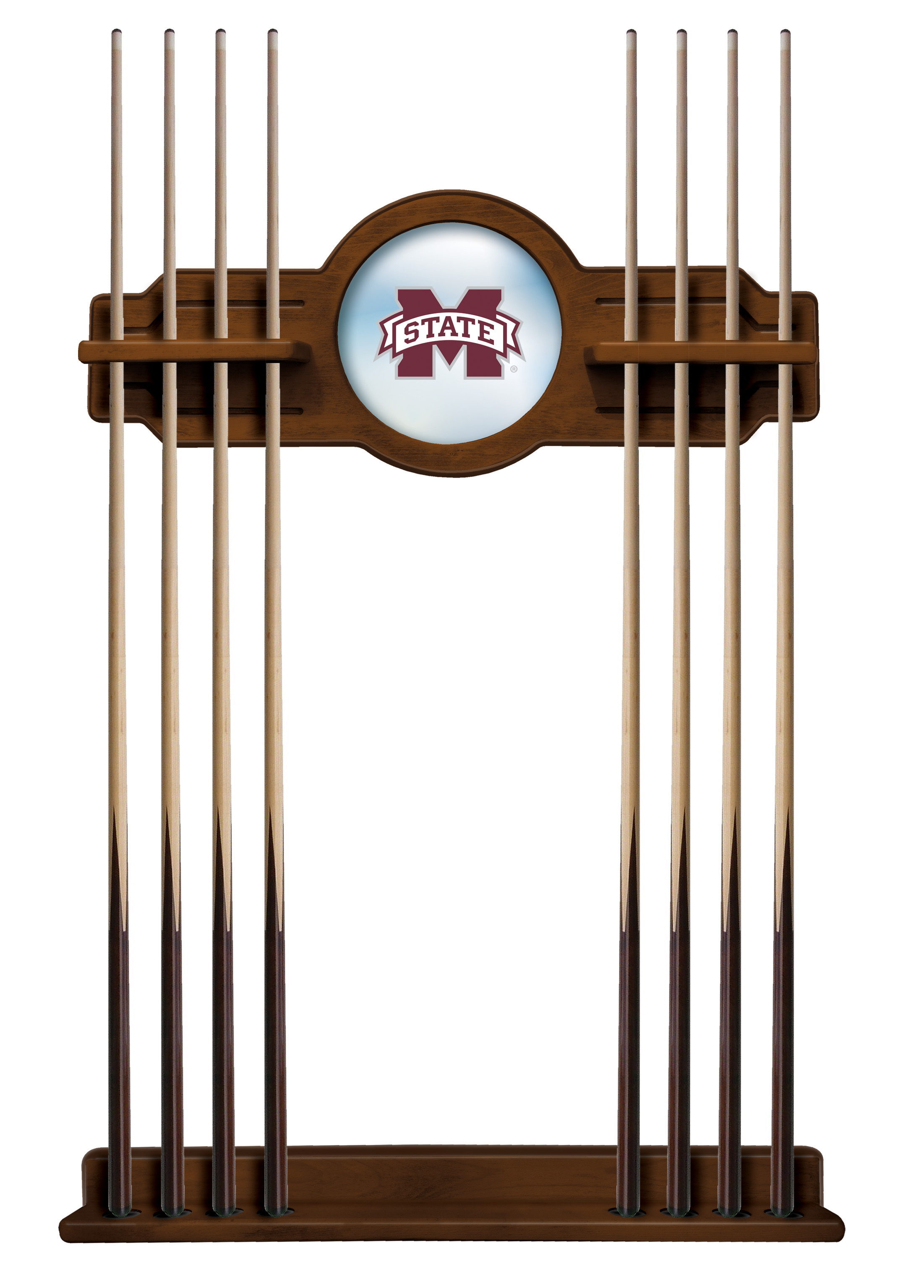CueChrdMssStU Mississippi State Cue Rack - Chardonnay
