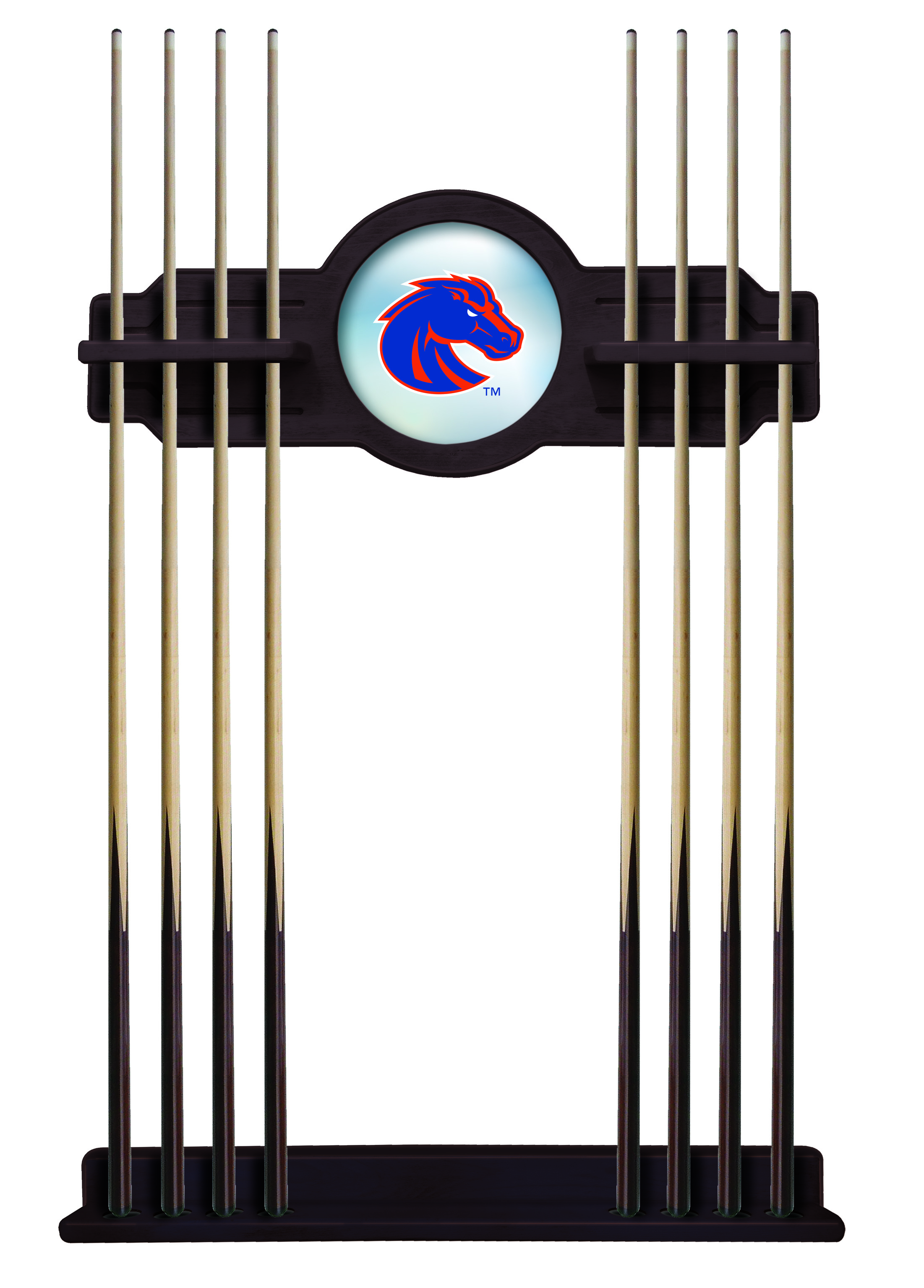 CueETudBoiseS Boise State Cue Rack - English Tudor
