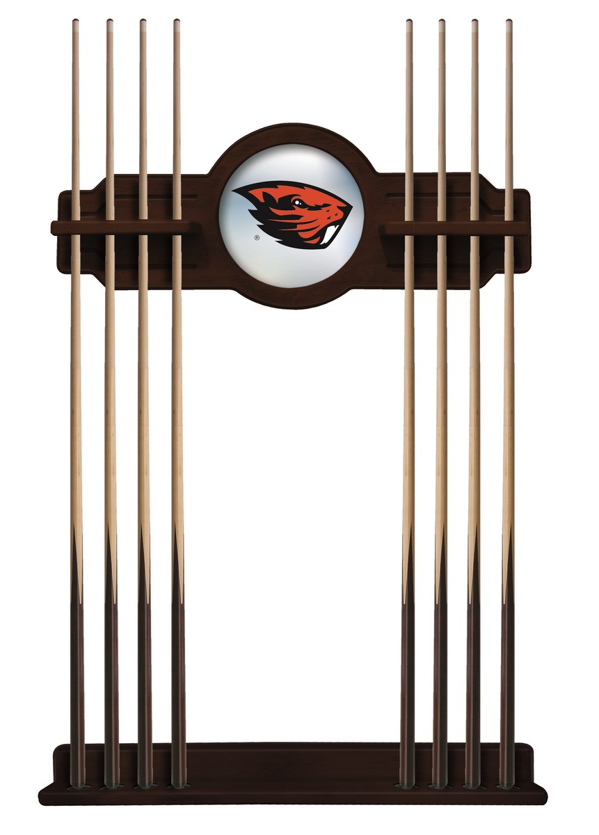 CueETudOregSt Oregon State Cue Rack - English Tudor