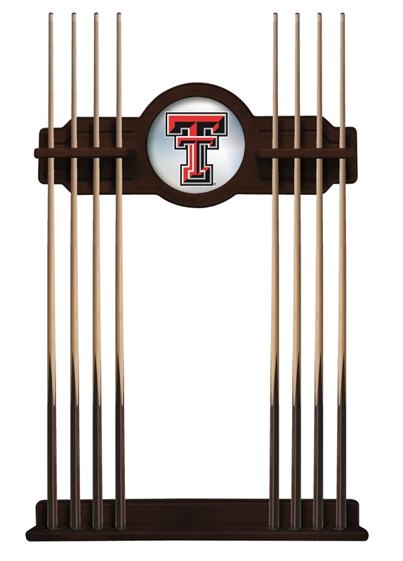 CueETudTXTech Texas Tech University Cue Rack - English Tudor