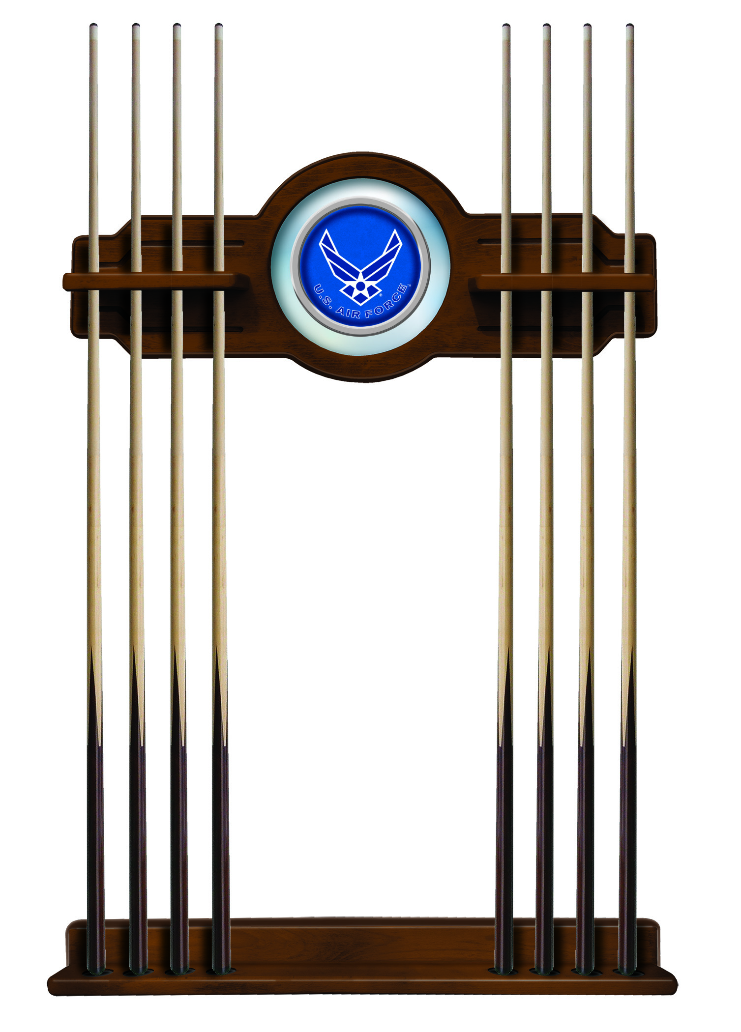 CueChrdAirFor United States Air force Cue Rack - Chardonnay