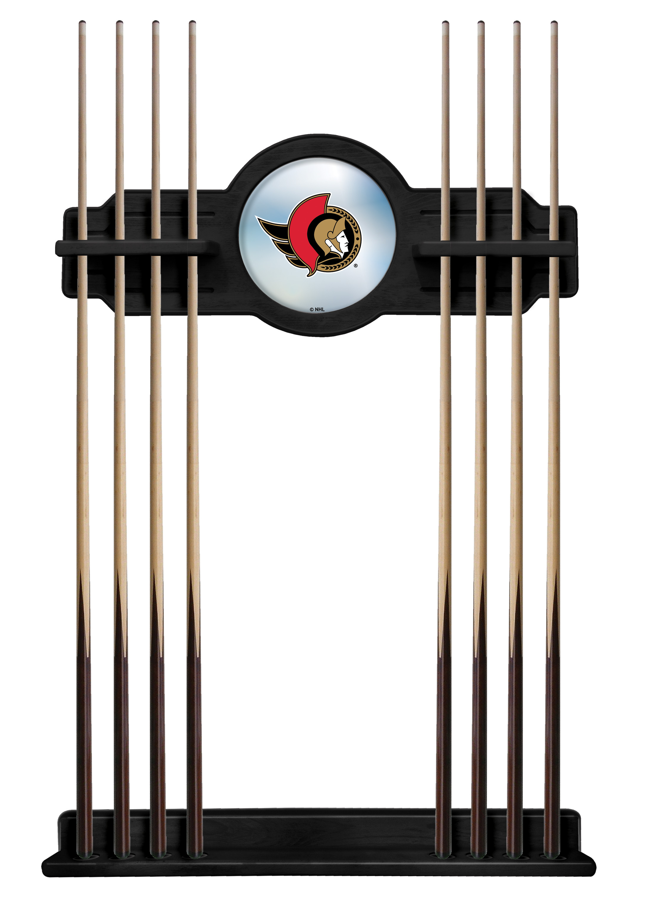 CueBKOttSen Ottawa Senators Cue Rack - Black