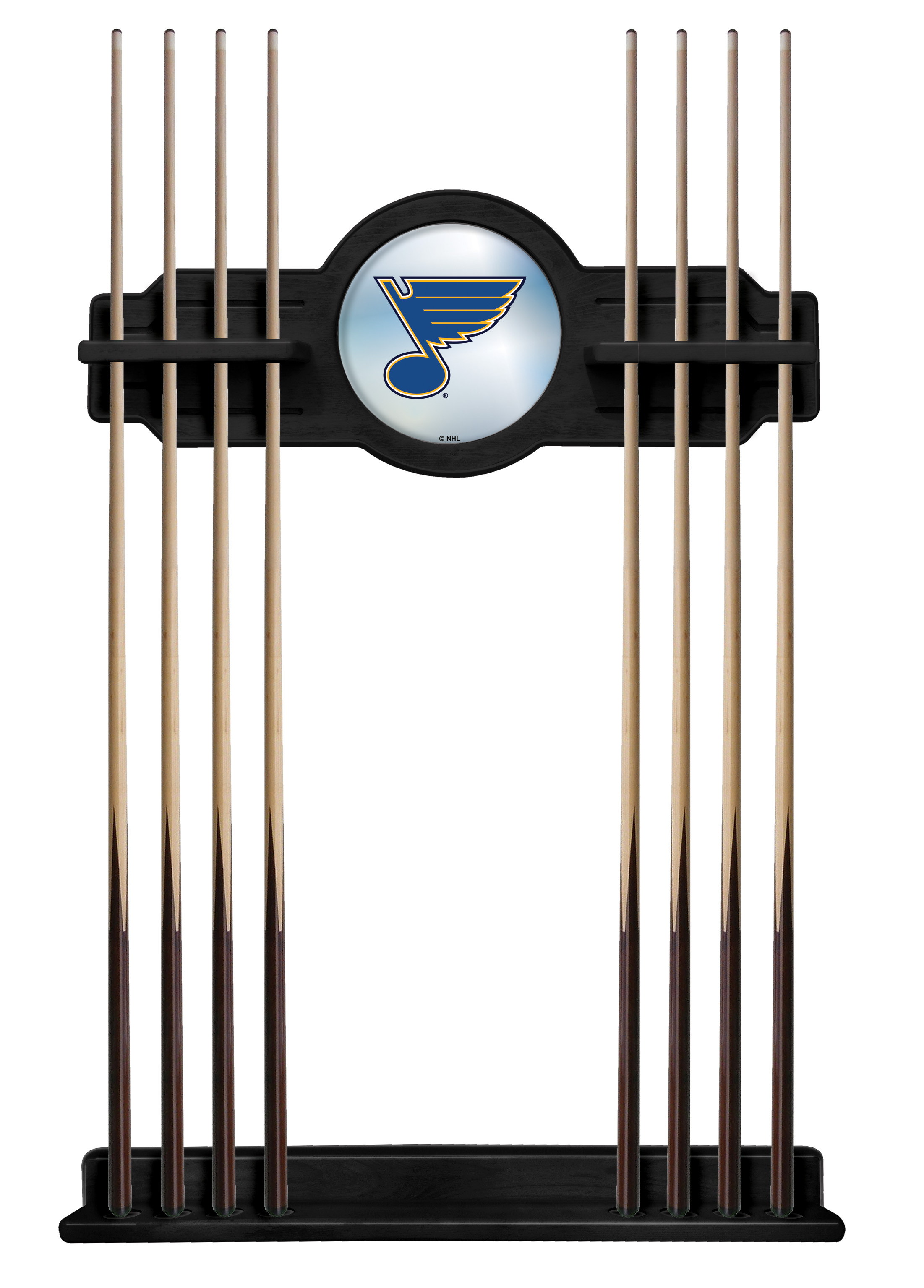 St Louis Blues Cue Rack - Black
