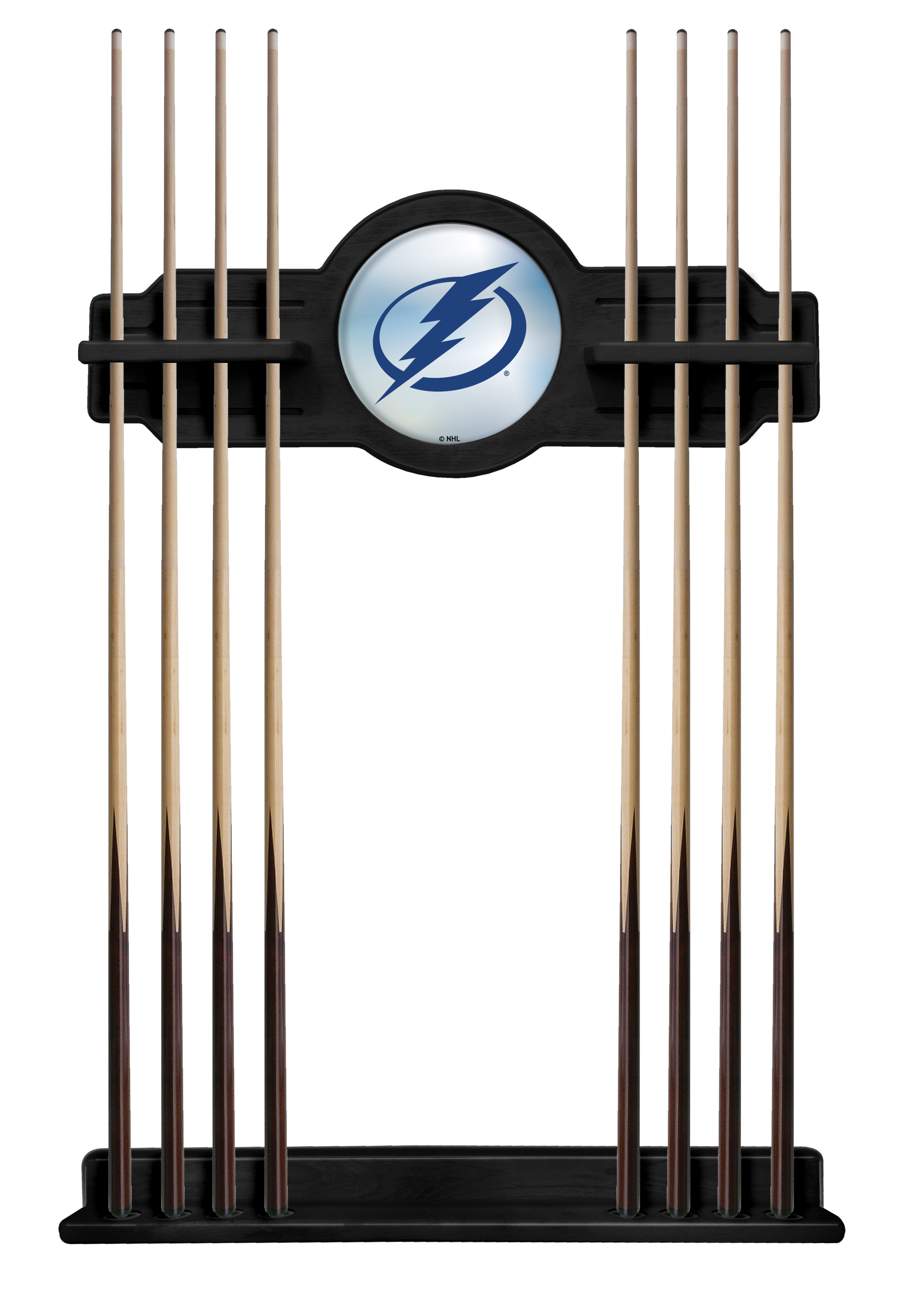 Tampa Bay Lightning Cue Rack - Black