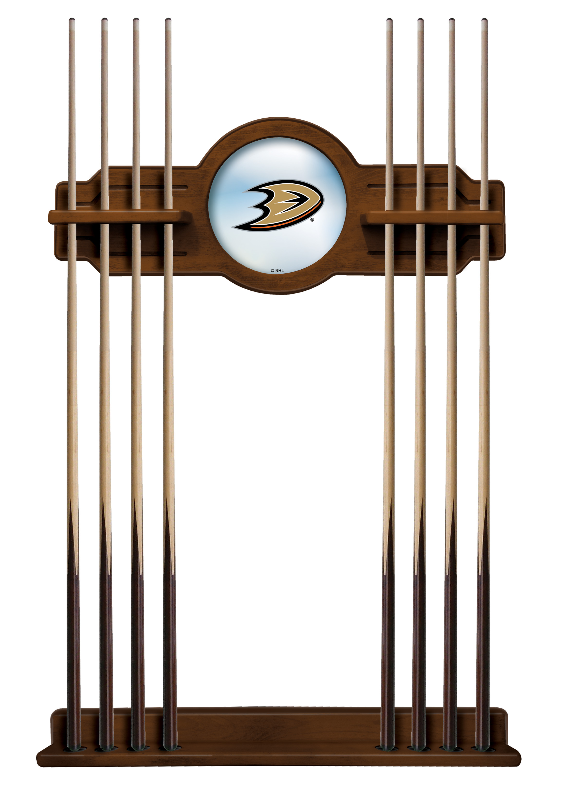 CueChrdAnaDks Anaheim Ducks Cue Rack - Chardonnay