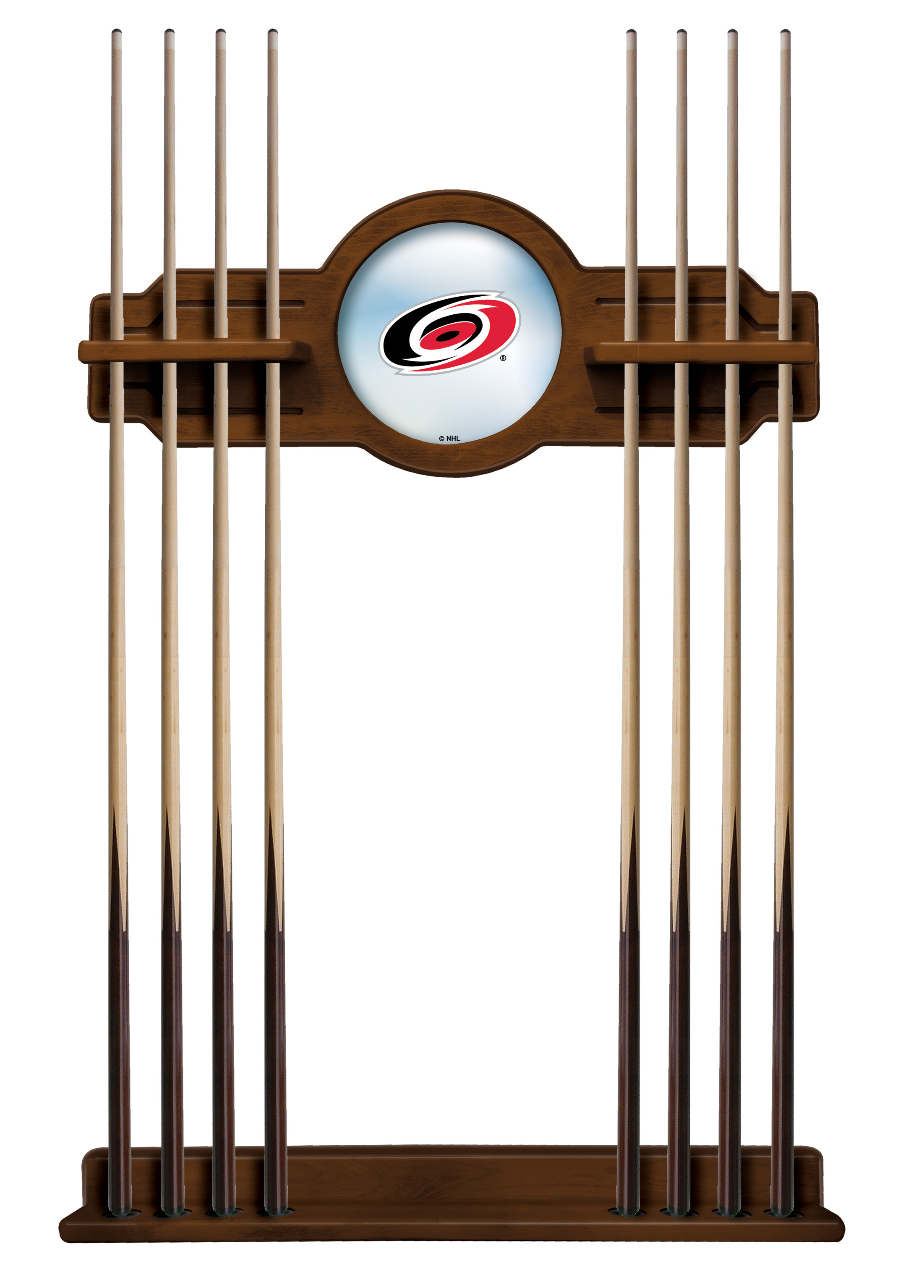 CueChrdCarHur Carolina Hurricanes Cue Rack - Chardonnay